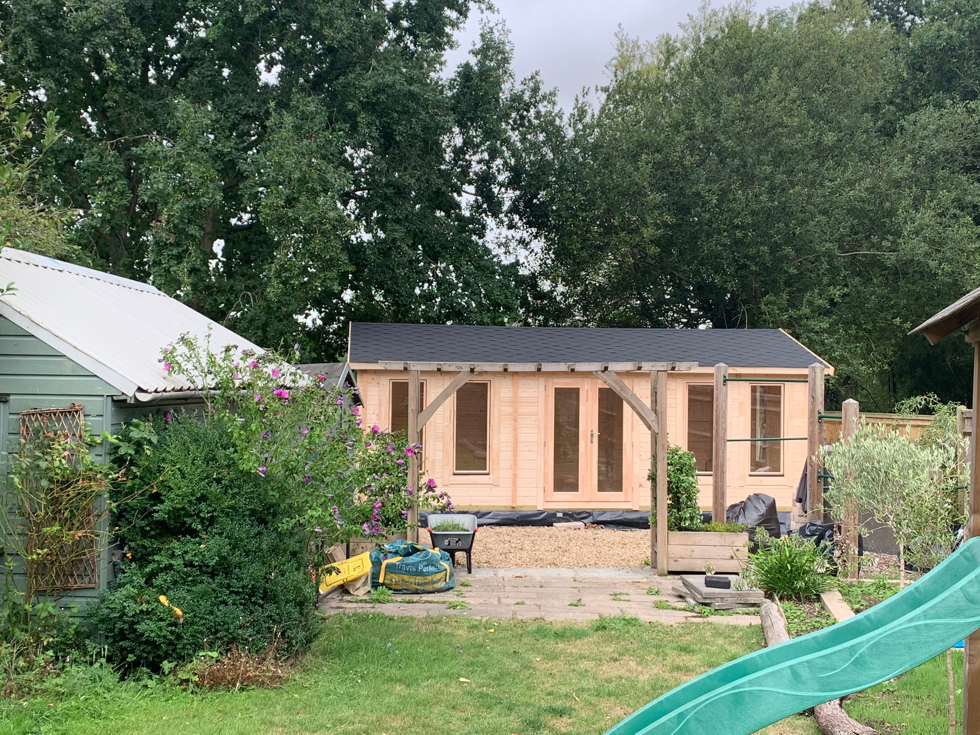 LCS149 Log Cabin | 7.0x4.0m In the garden