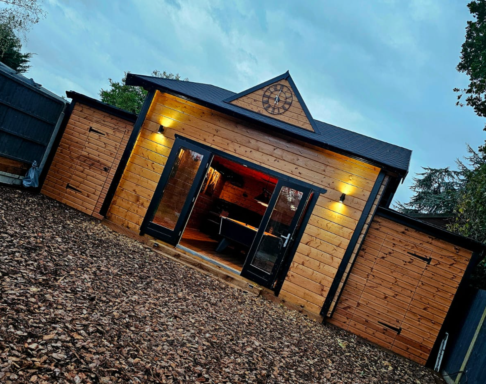 Log Cabin Games room