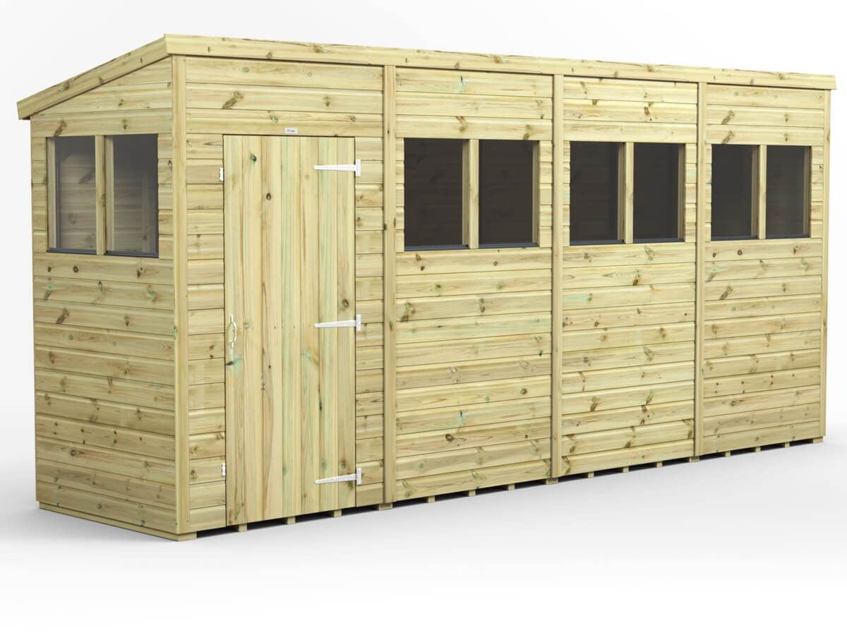 UK Shed - Pent Premium