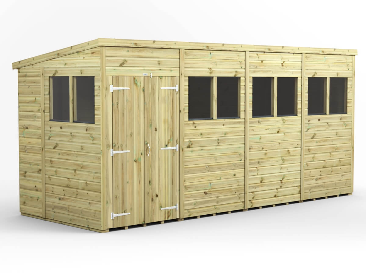 UK Shed - Pent Premium