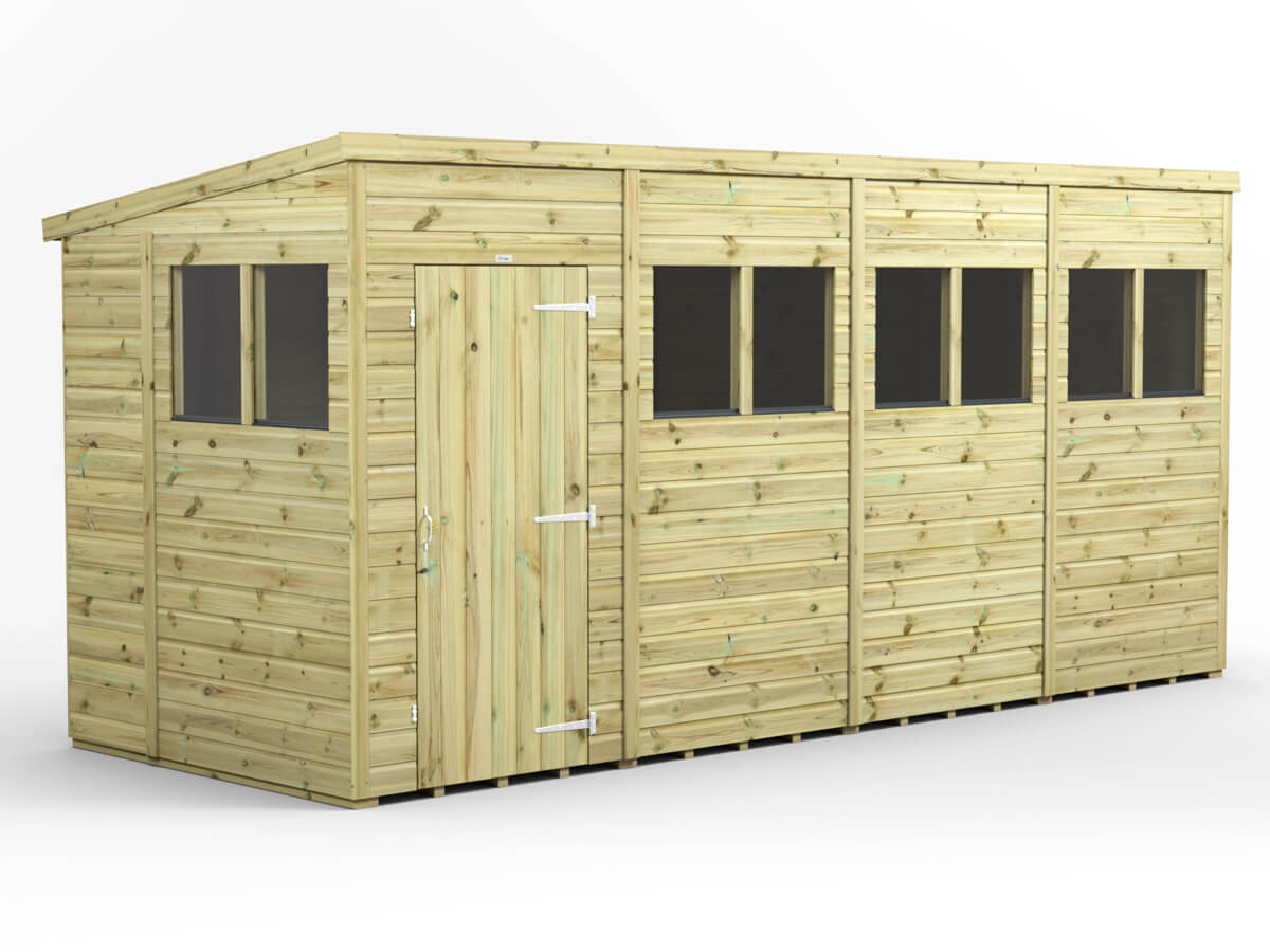 UK Shed - Pent Premium