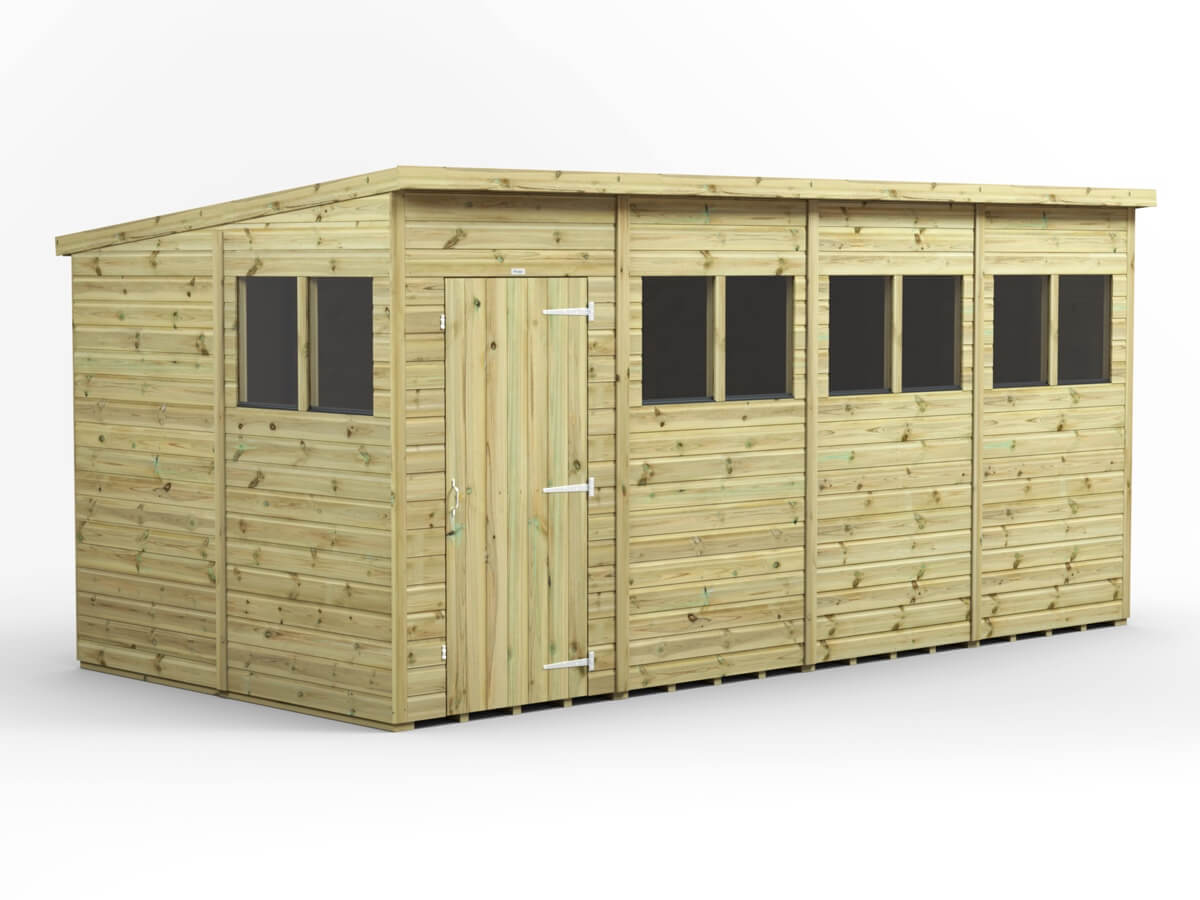 UK Shed - Pent Premium
