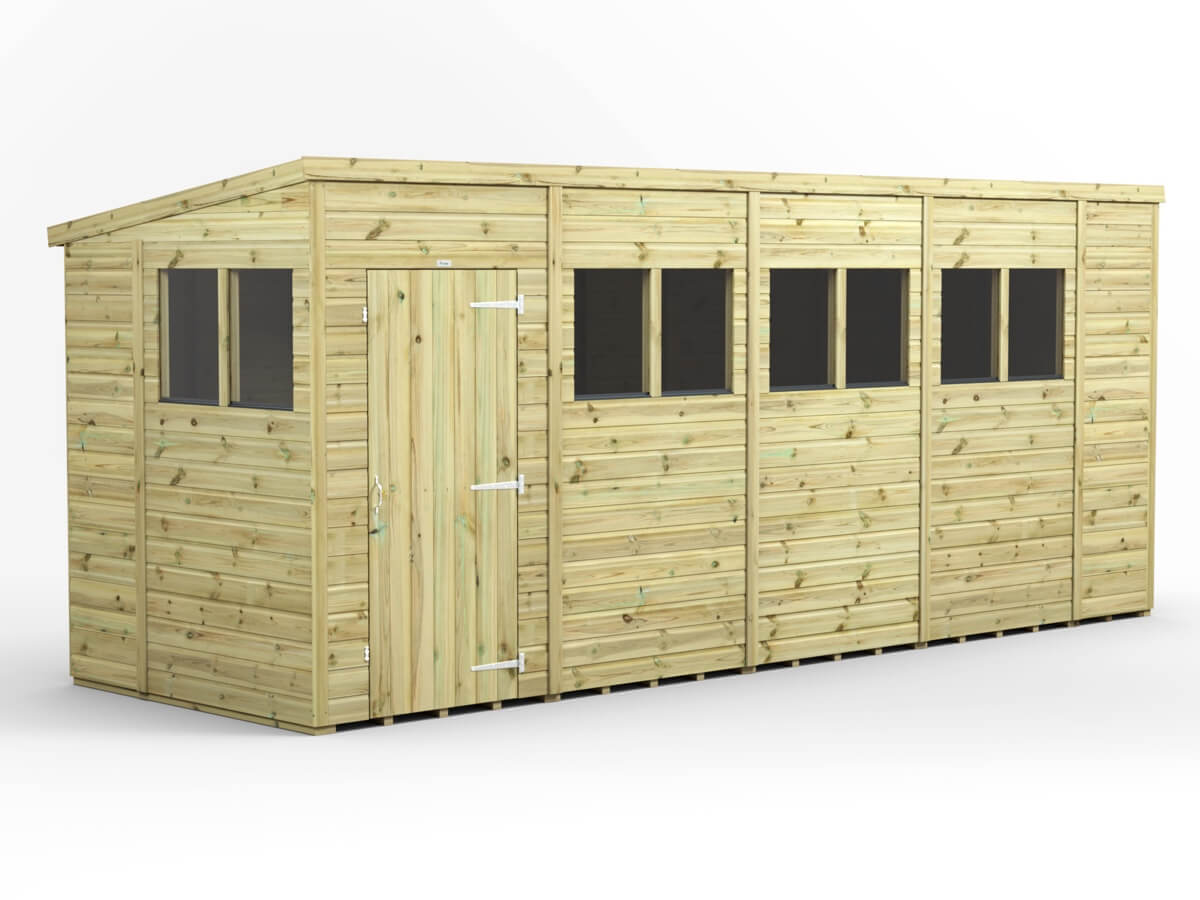 UK Shed - Pent Premium