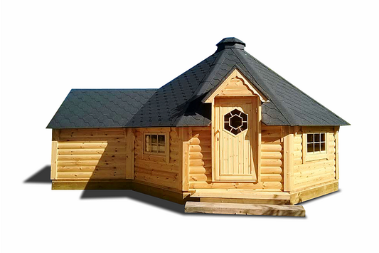 Premium BBQ Hut 16.5 m2 + 1.8m Extension