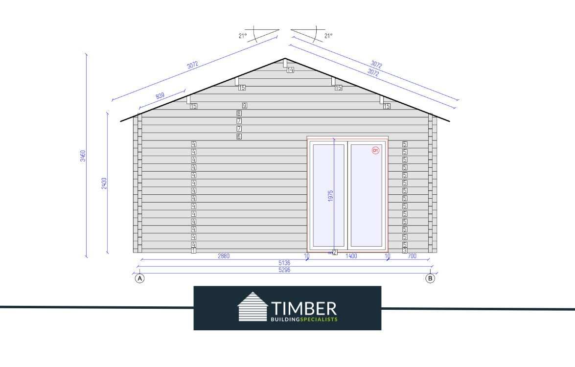 Portrush Golf Simulator Log Cabin | 5.0x4.0m - Golf Sim Room - Timber Building Specialists