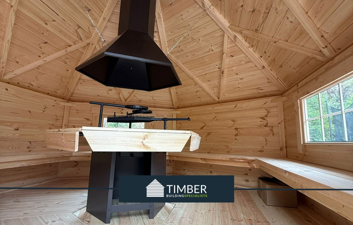Premium BBQ Hut | 9.2 m2 - BBQ Grill Cabin - Timber Building Specialists