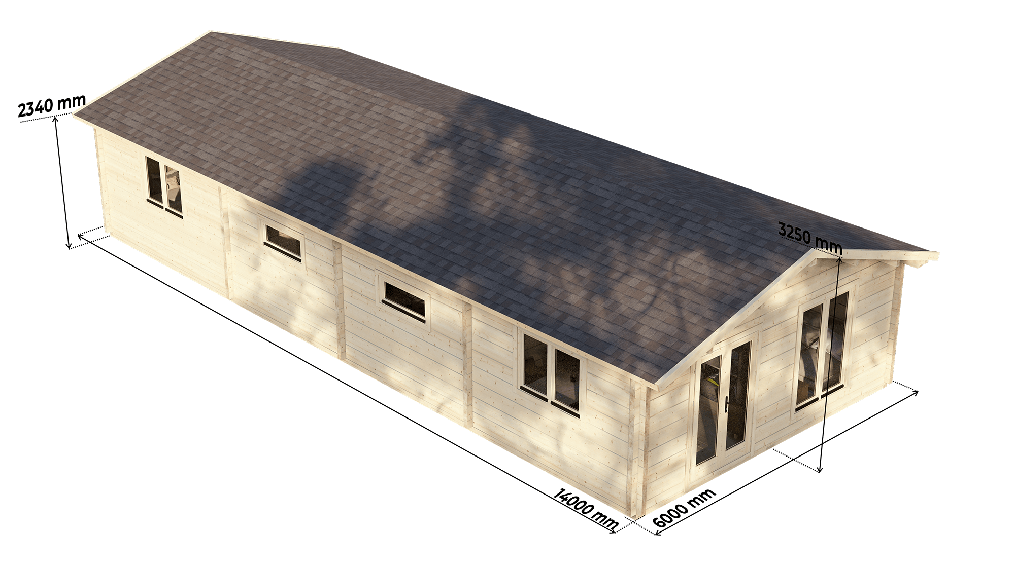 Clyde 3 Bed Lodge | 14x6m