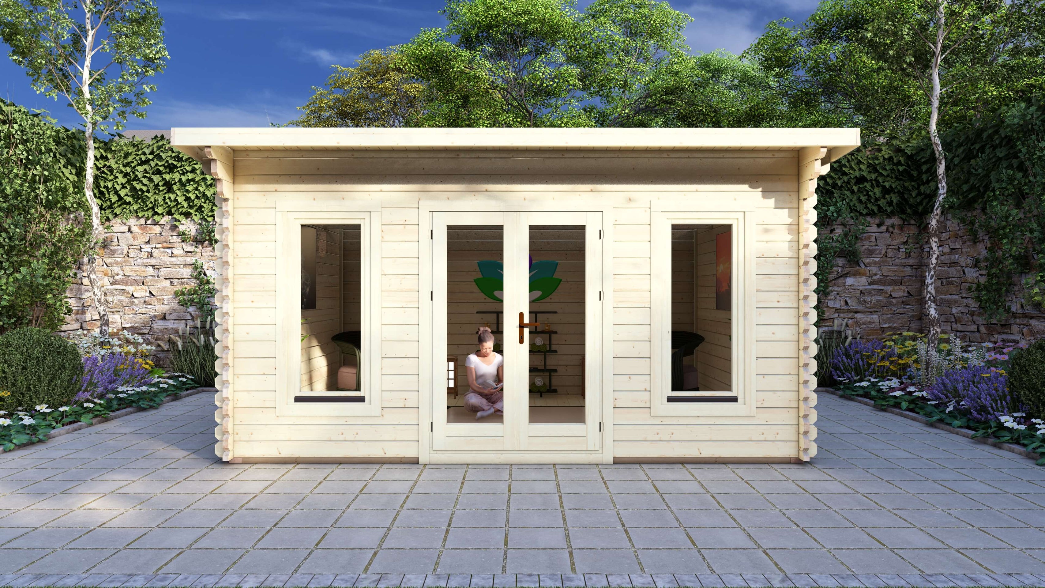 Cypress Log Cabin | 4.7 x 3.5m
