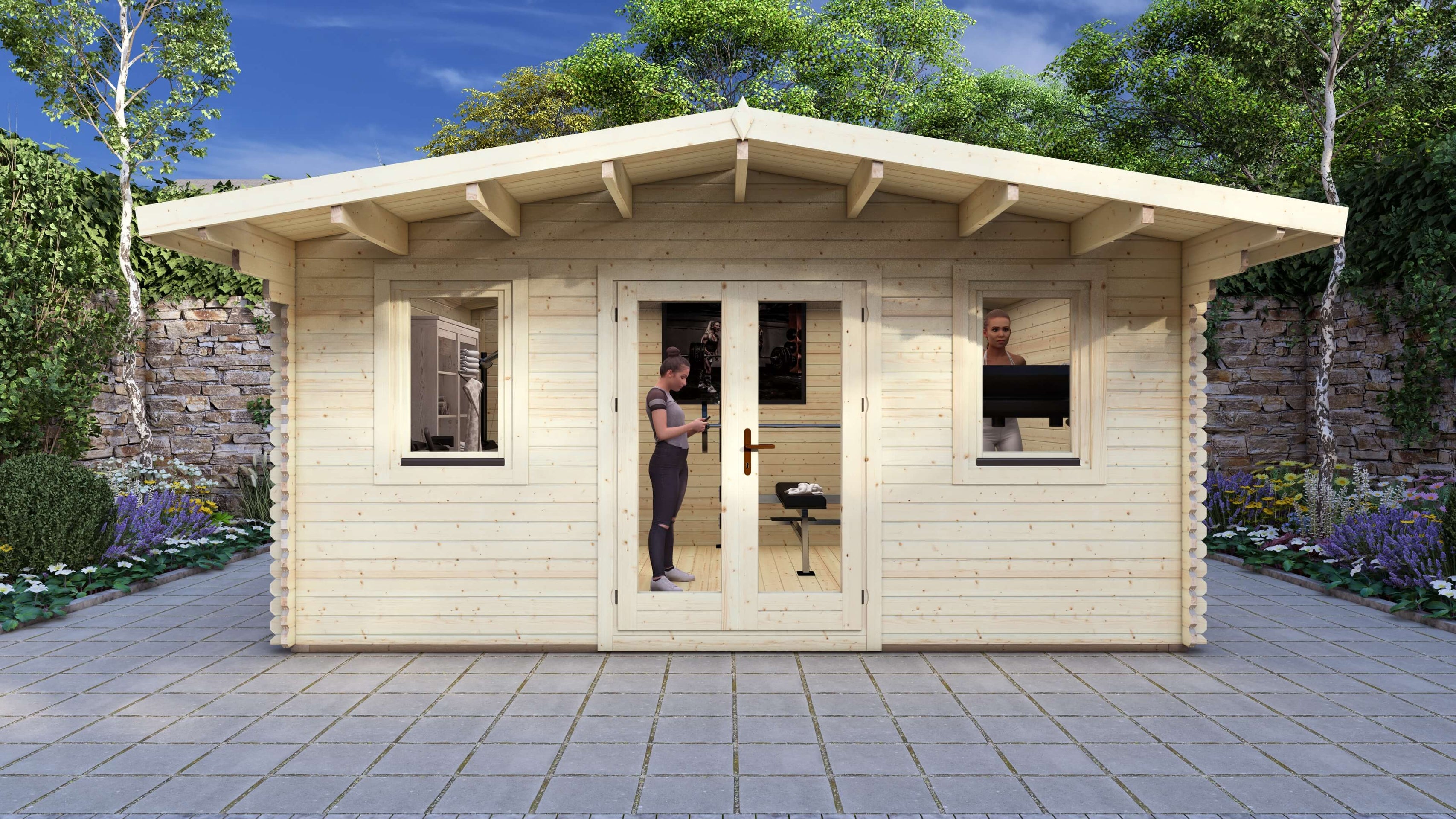 Elm Log Cabin | 5.0 x 3.8m