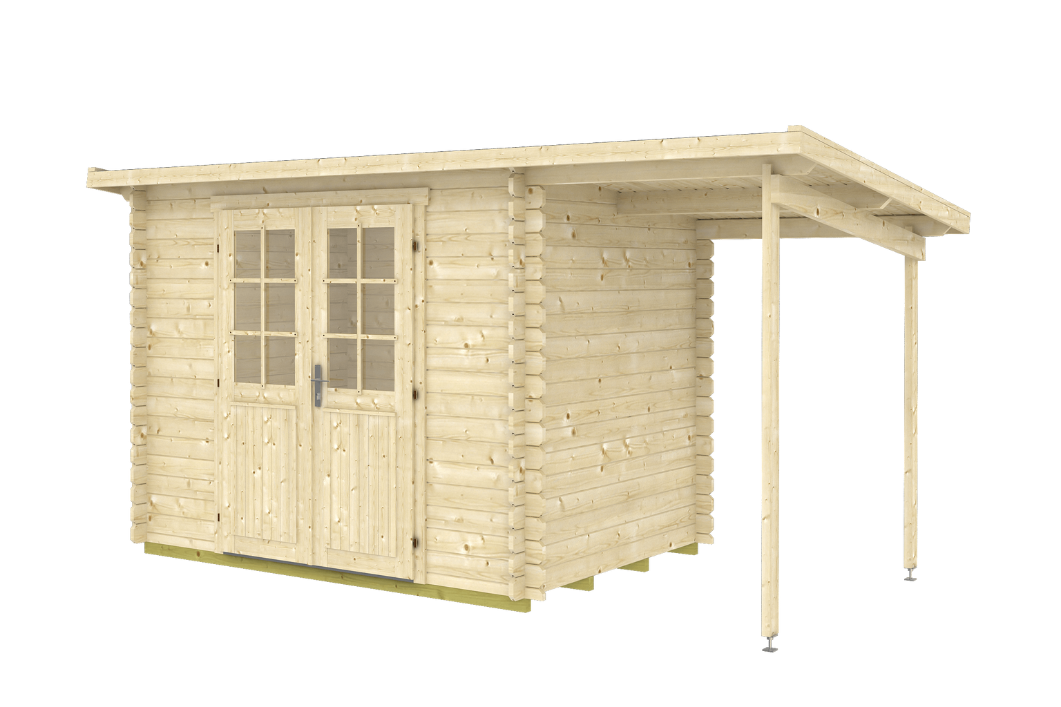GLORIA-A+ 2.9x2.0m Log Cabin 2