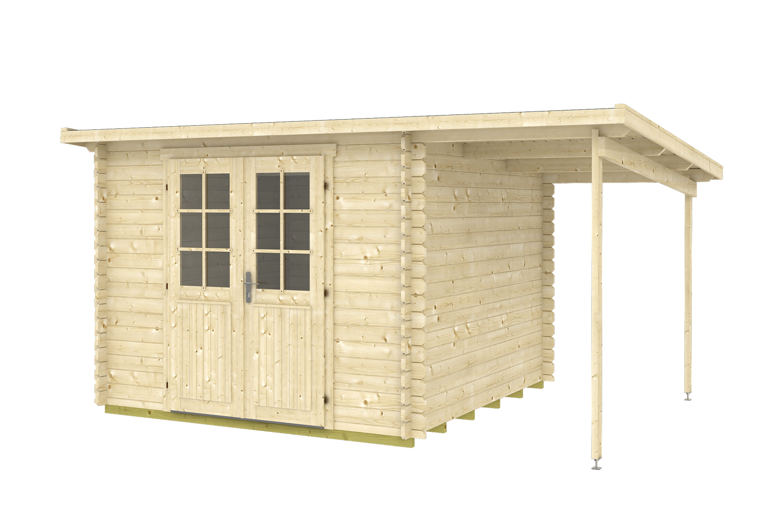 GLORIA-D Log Cabin | 2.9x2.9m