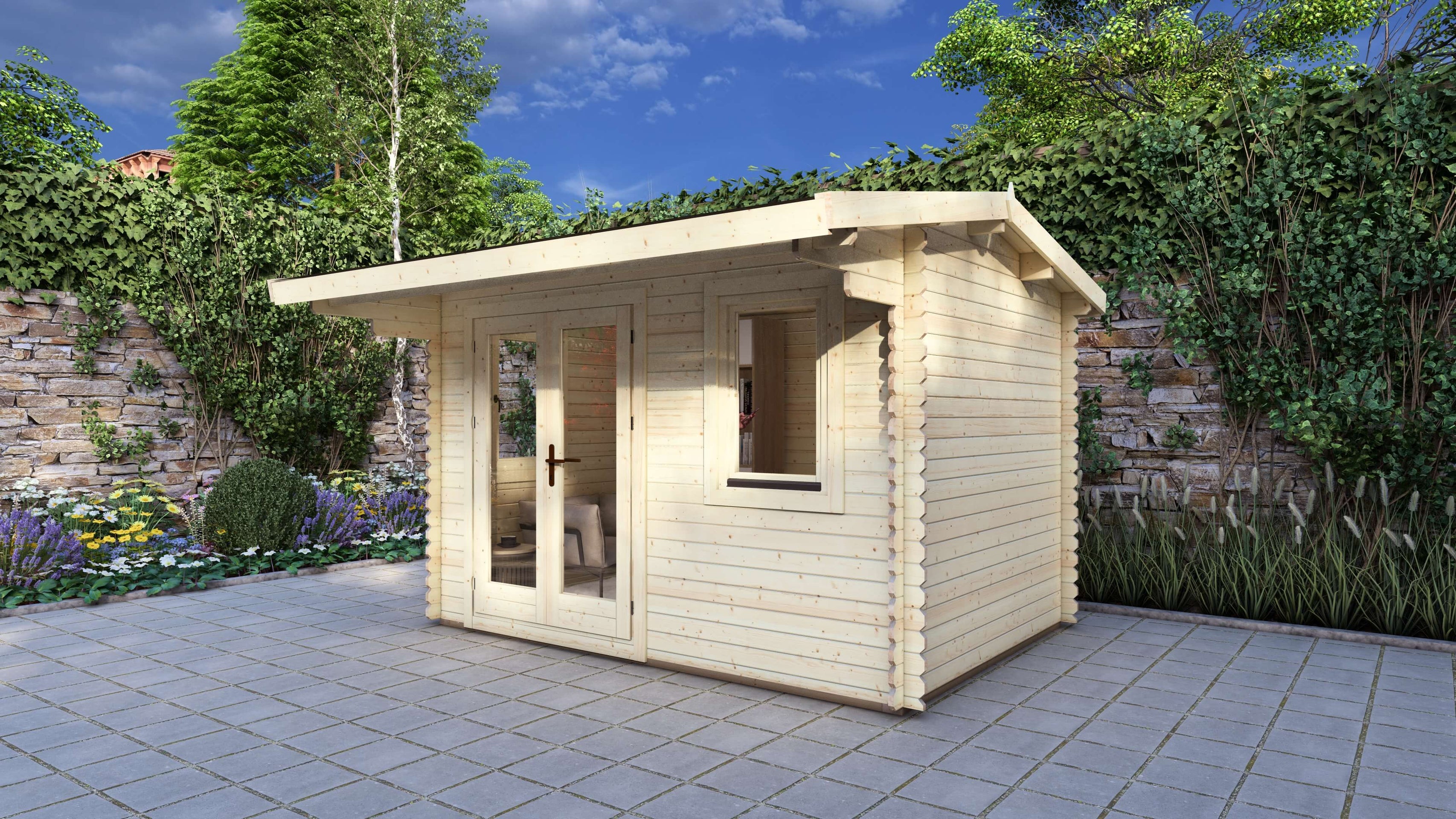 Hawthorn Log Cabin | 3.5 x 2.5m