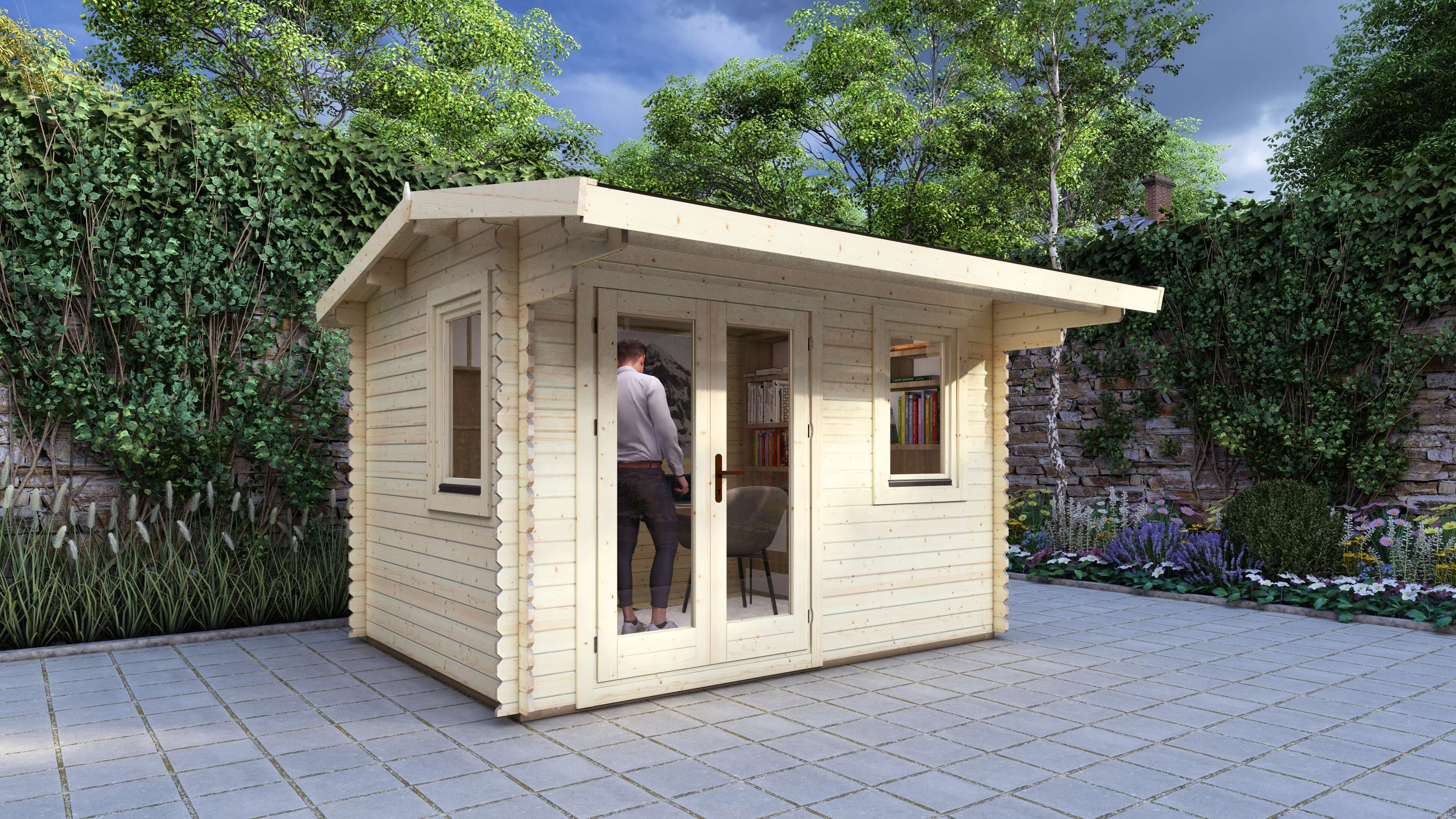 Hawthorn Log Cabin | 3.5 x 2.5m