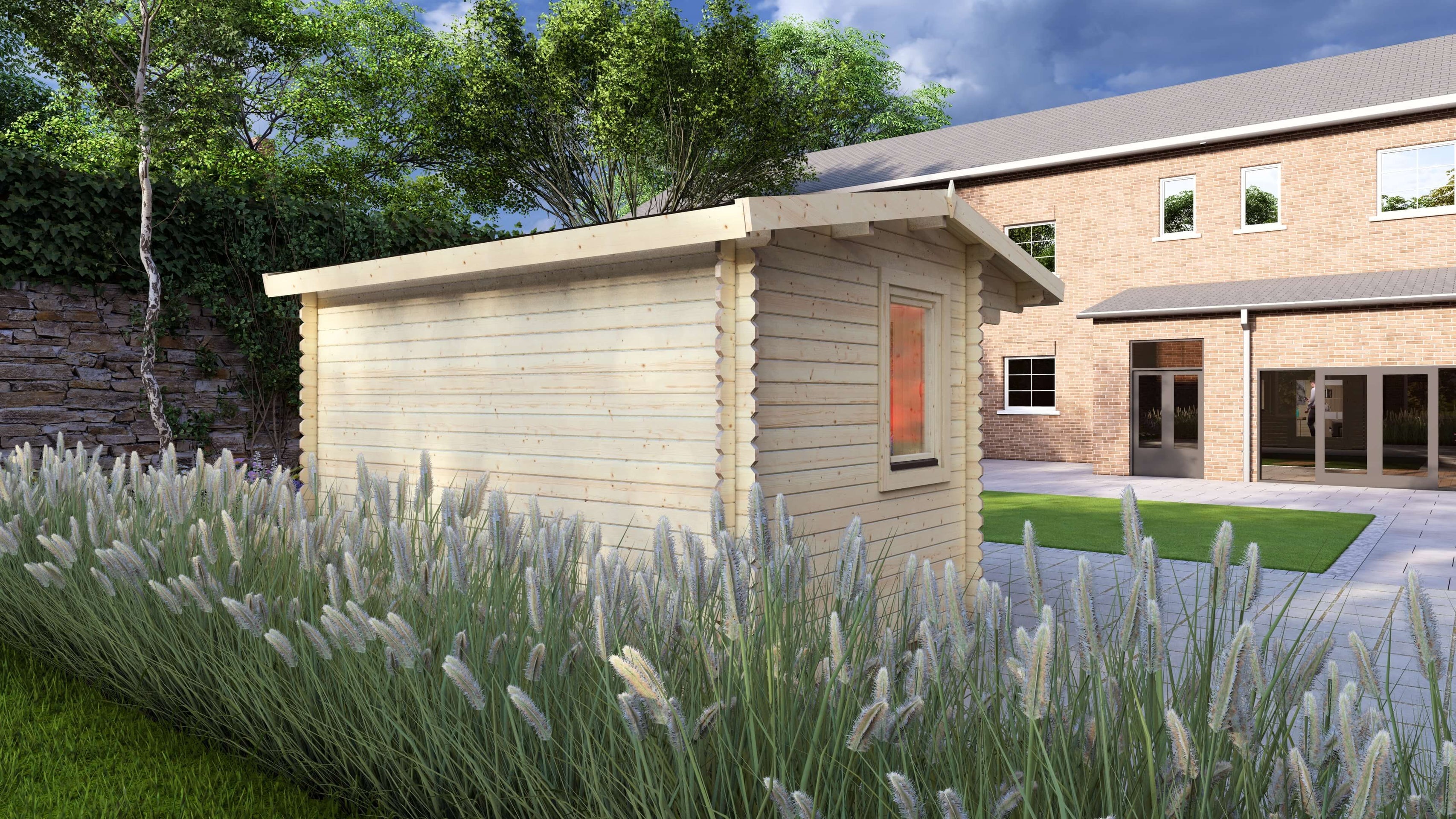 Hawthorn Log Cabin | 3.5 x 2.5m