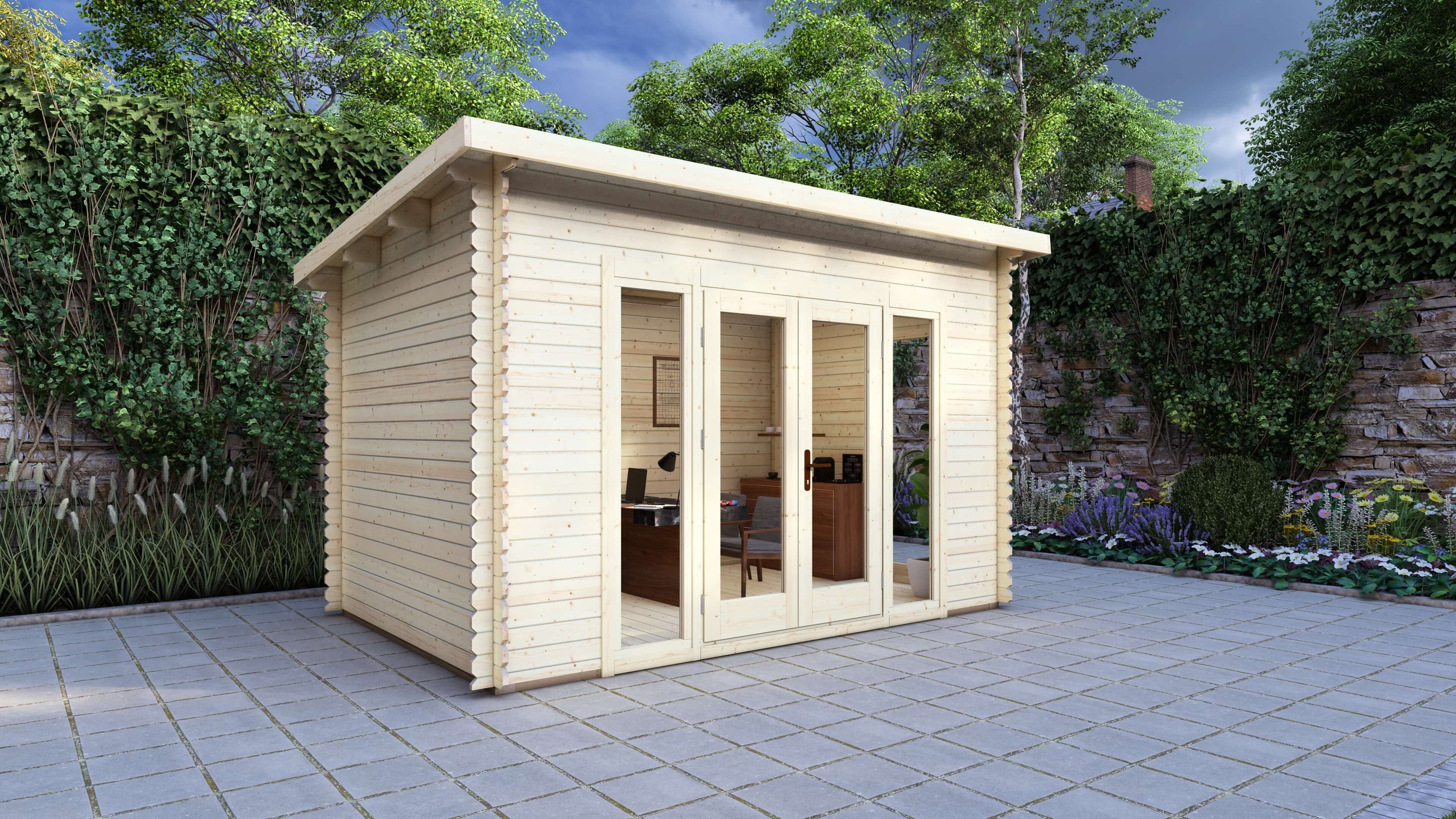 Hazel Log Cabin | 3.8 x 3.6m