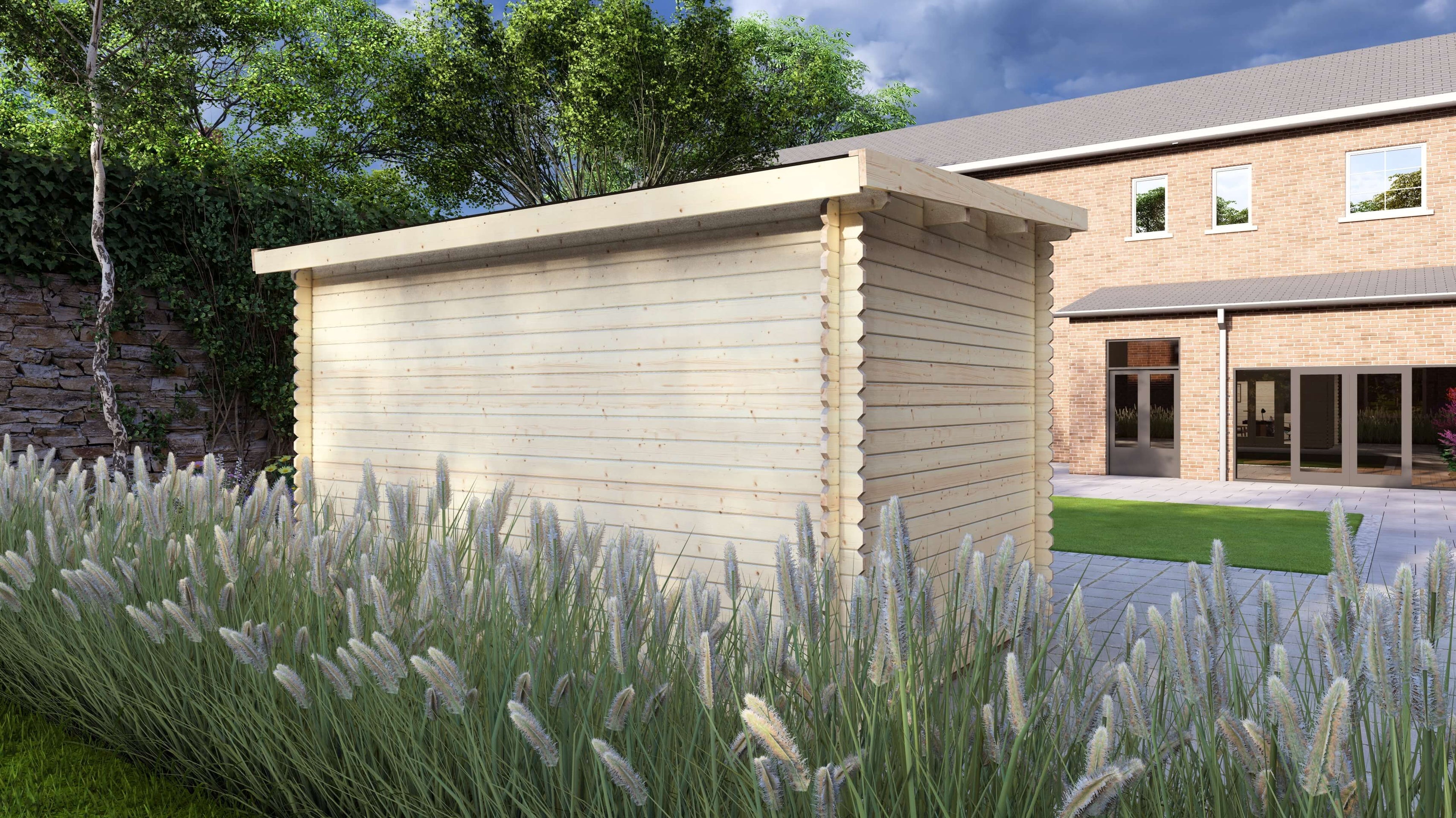 Hazel Log Cabin | 3.8 x 3.6m