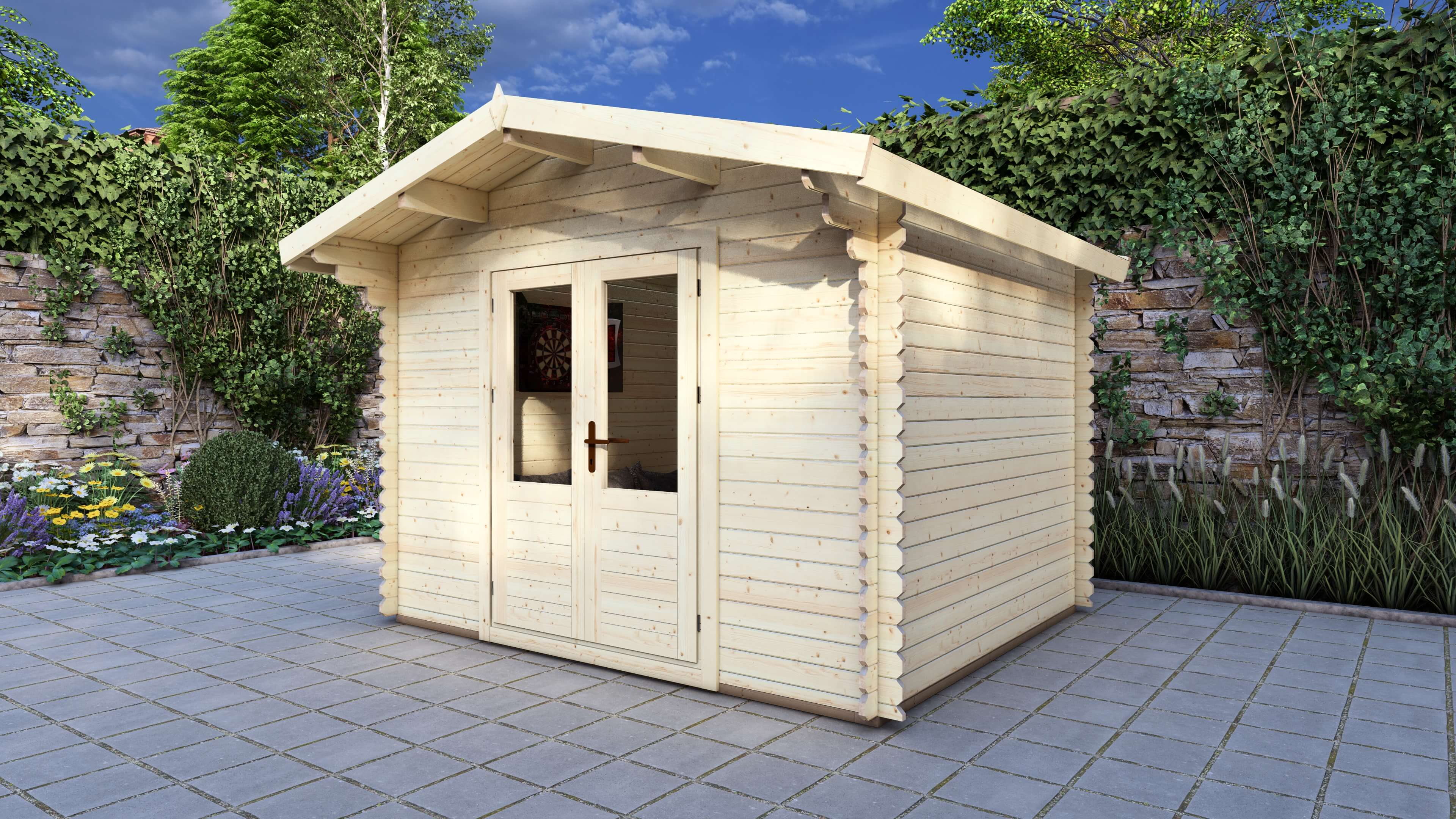Holly Log Cabin | 3.2 x 2.6m