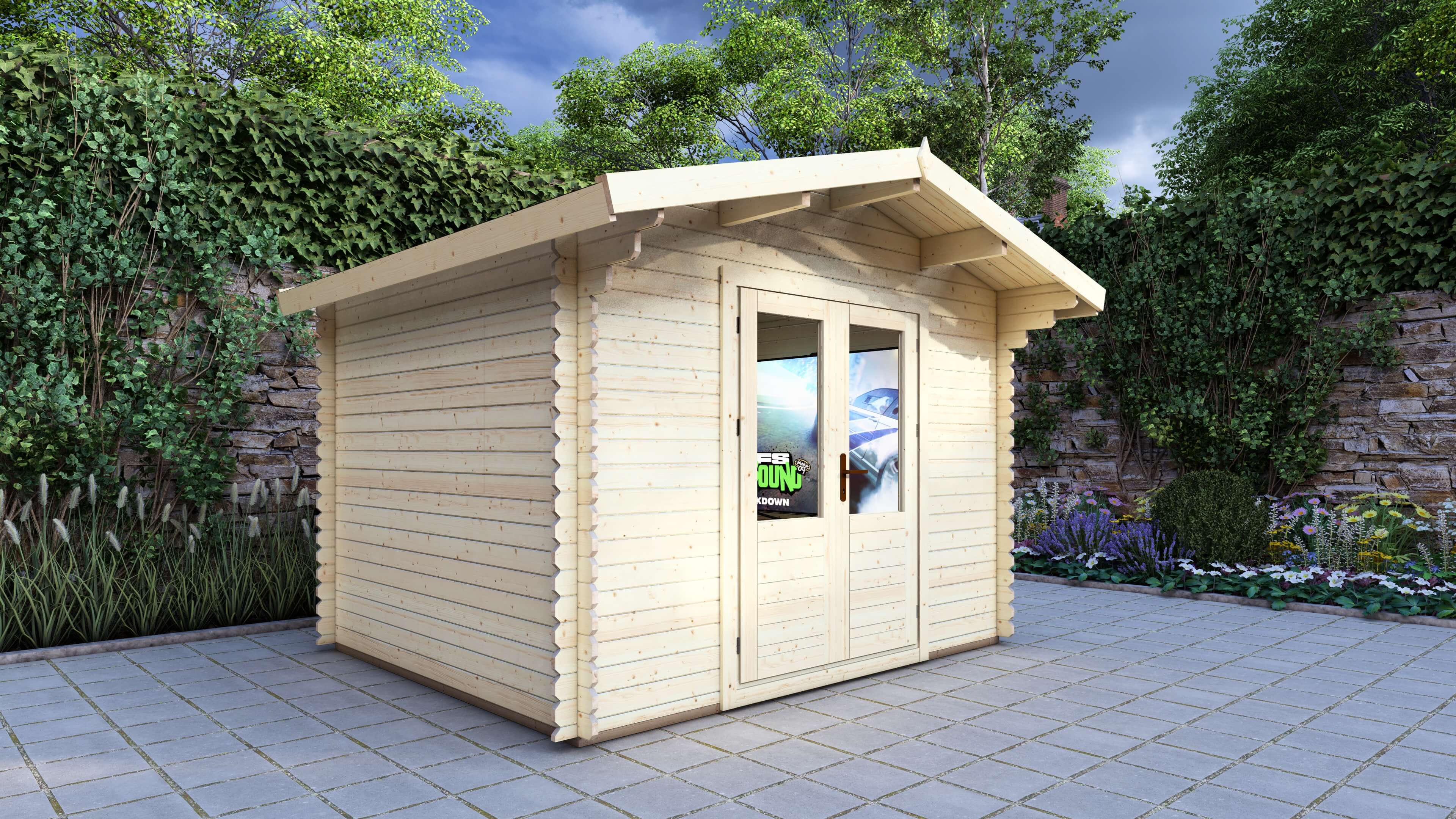 Holly Log Cabin | 3.2 x 2.6m