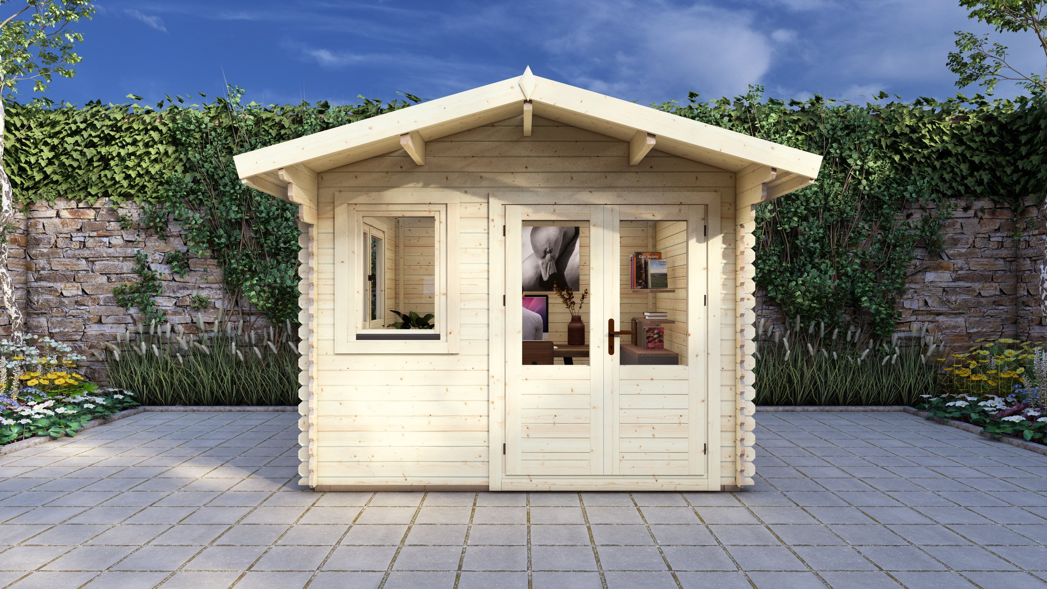 Hemlock Log Cabin | 3.0 x 3.0m