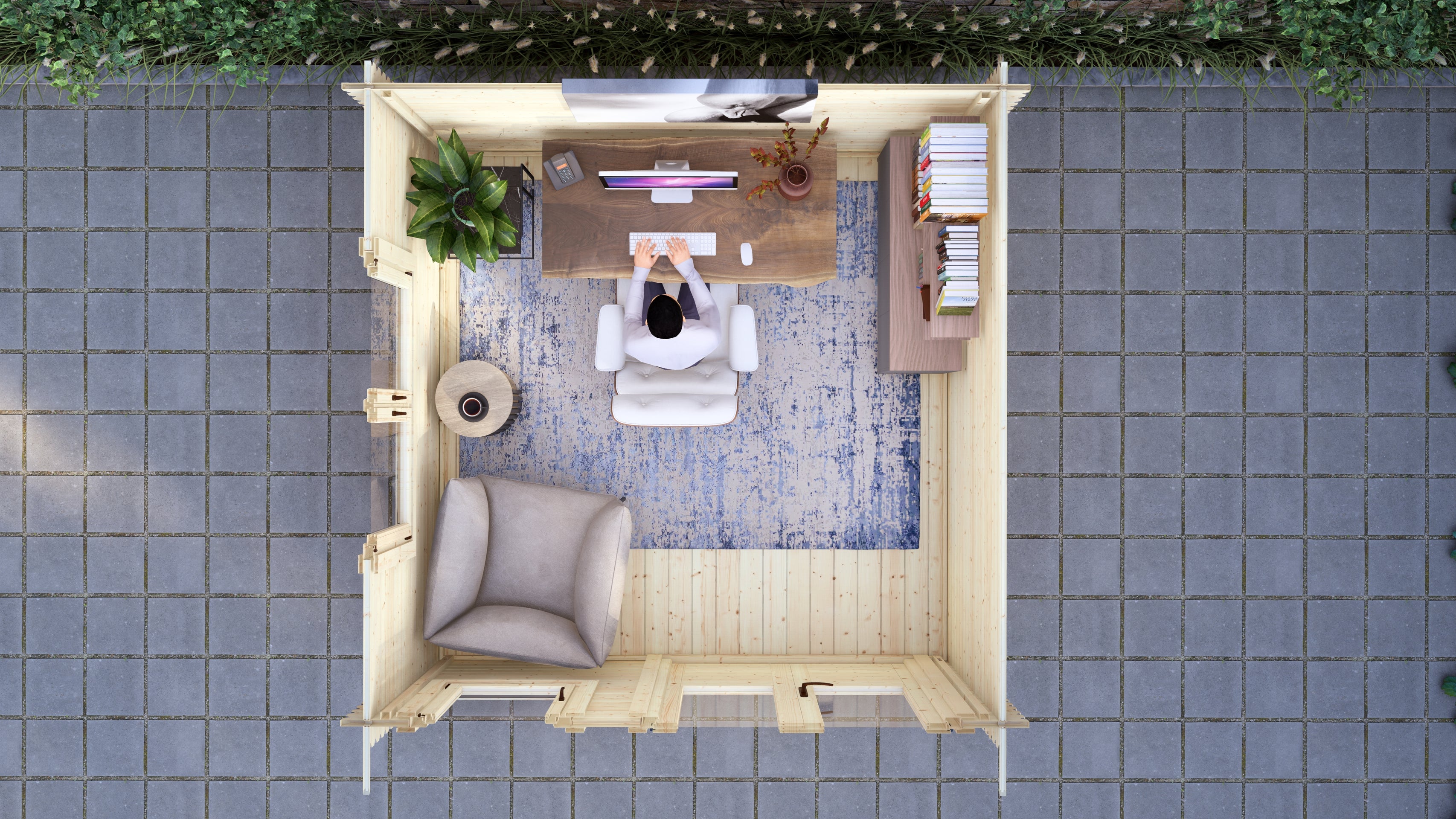 Hemlock Log Cabin | 3.0 x 3.0m