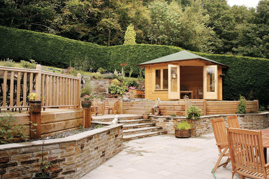 Panta 11 Corner Log Cabin | 3.4x3.4m - Corner Cabin - Timber Building Specialists