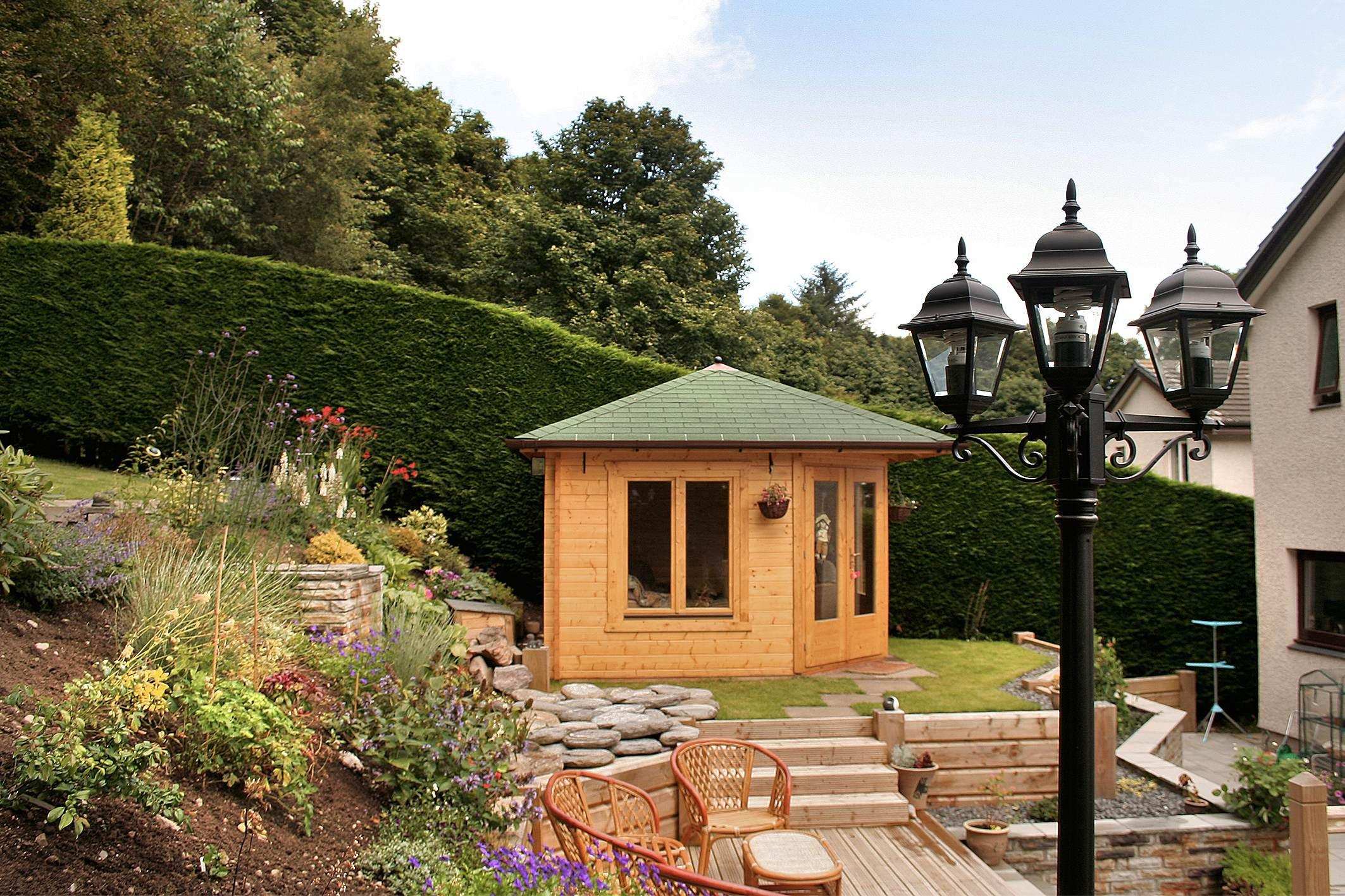 Panta 11 Corner Log Cabin | 3.4x3.4m - Corner Cabin - Timber Building Specialists