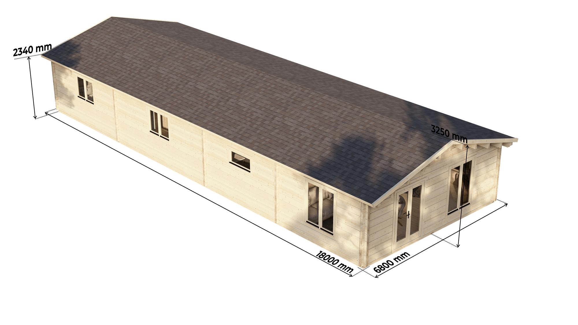 Severn 4 Bed Lodge | 18x6.8m