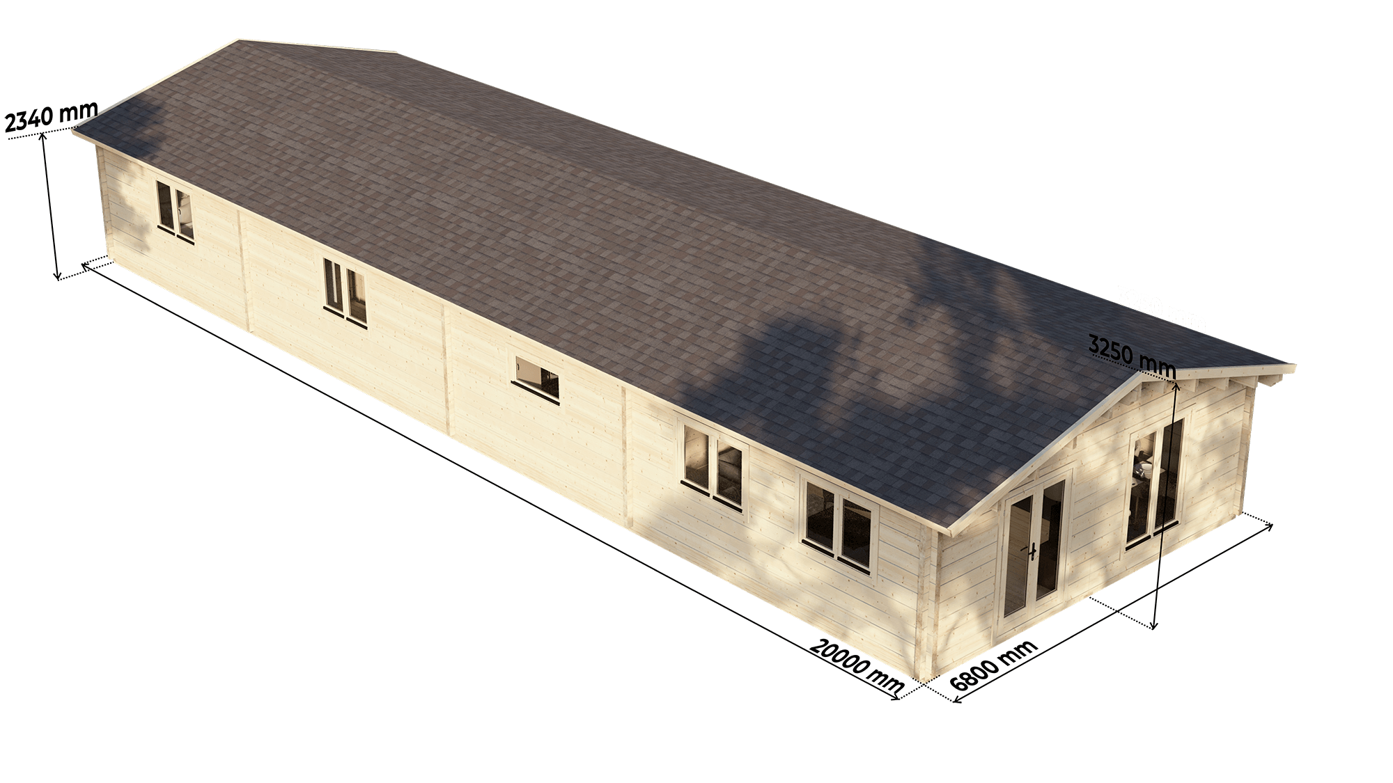 Severn 4 Bed Lodge | 20x6.8m