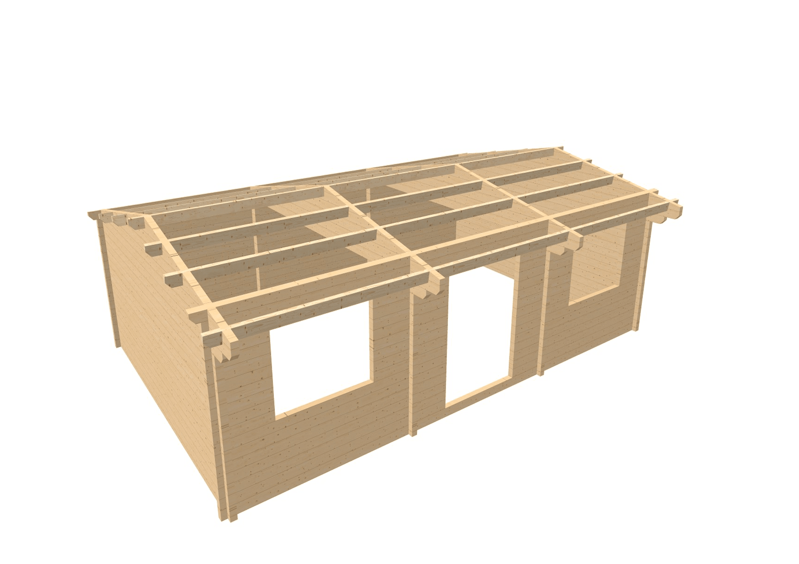 TBS159 Log Cabin | 8.0x5.0m | Snooker Room Apex - Timber Building Specialists
