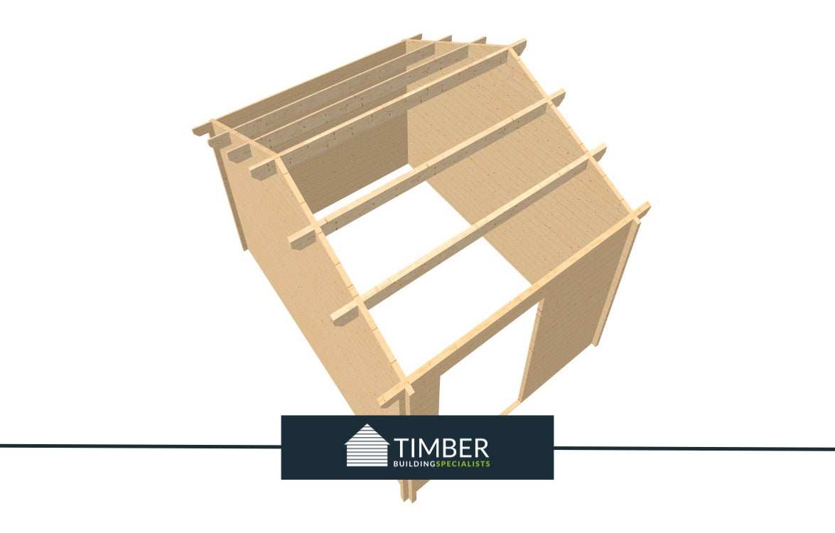 Friar's Head Golf Simulator Log Cabin | 5.0x3.6m - Golf Sim Room - Timber Building Specialists