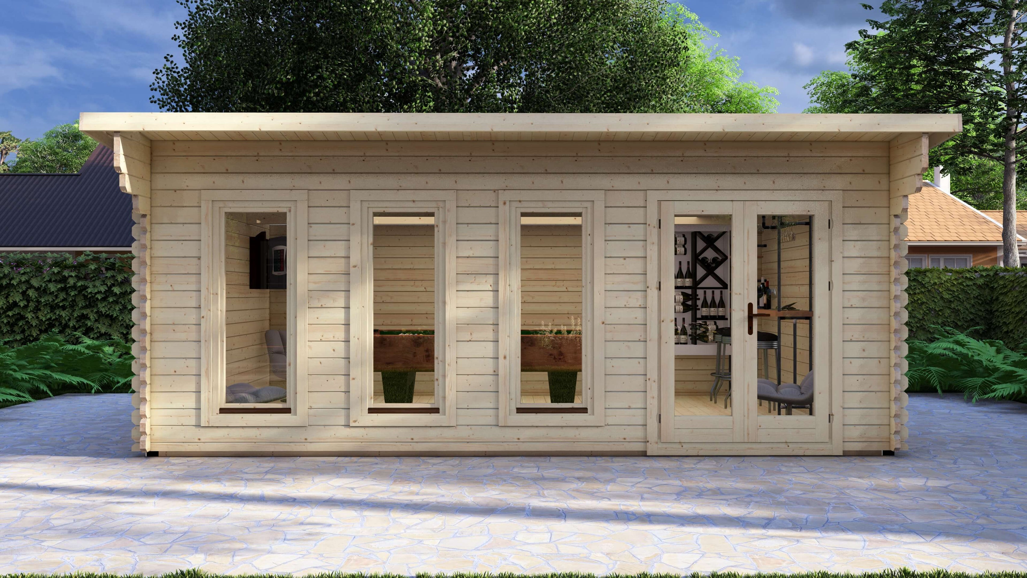 Sycamore Log Cabin | 6.0 x 4.0m