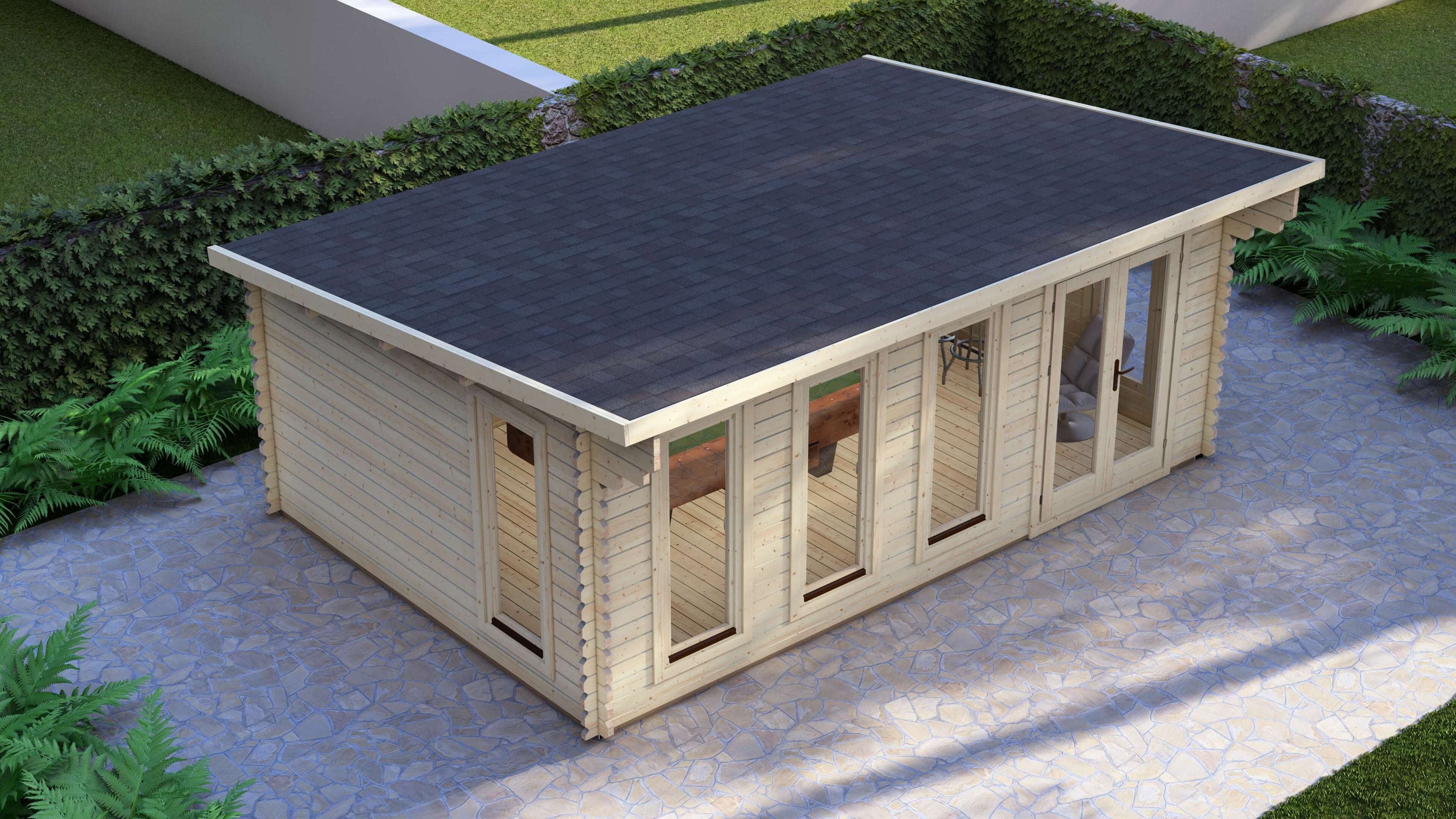 Sycamore Log Cabin | 6.0 x 4.0m