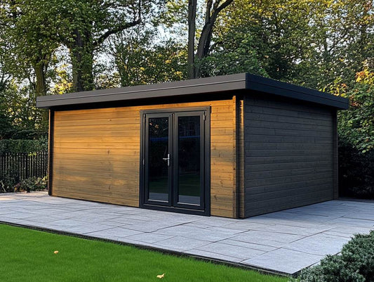 Birkdale Golf Simulator Log Cabin | 7.0x5.0m - Golf Sim Room - Timber Building Specialists