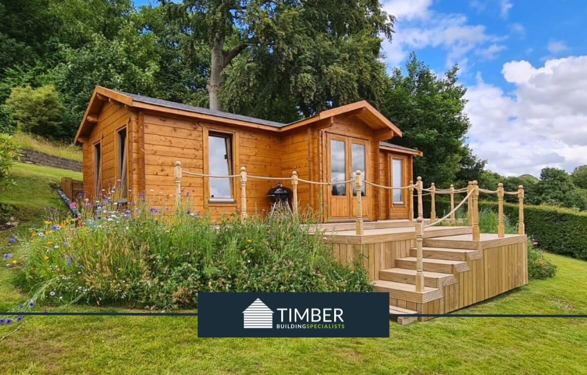 TBS181 Log Cabin | 7x4m w/ 1.5m Portch