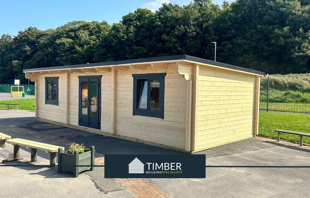 TBS180 Log Cabin | 10.0x4.0m - Timber Building Specialists
