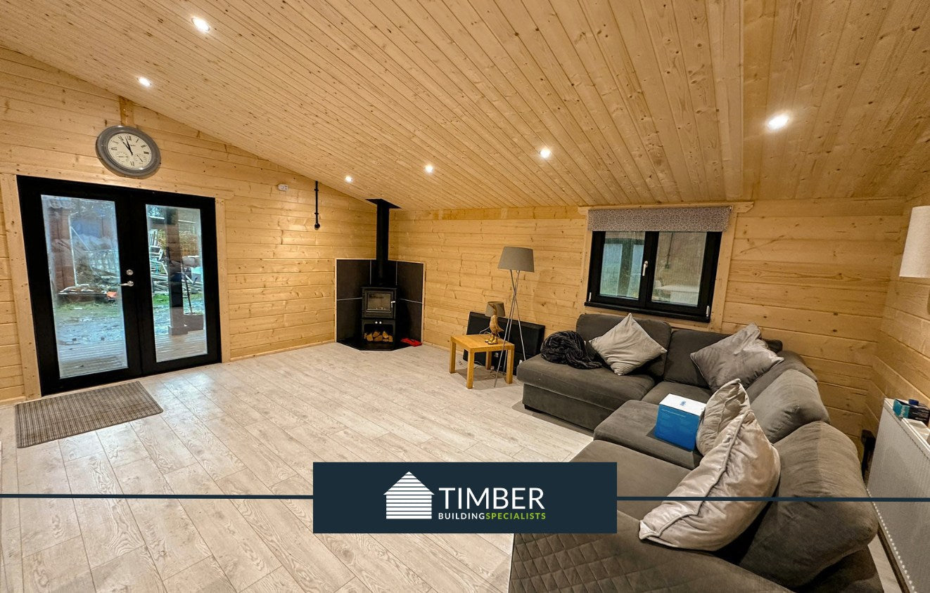 Mobile Compliant Log Cabin | 14.5m x 6.4m
