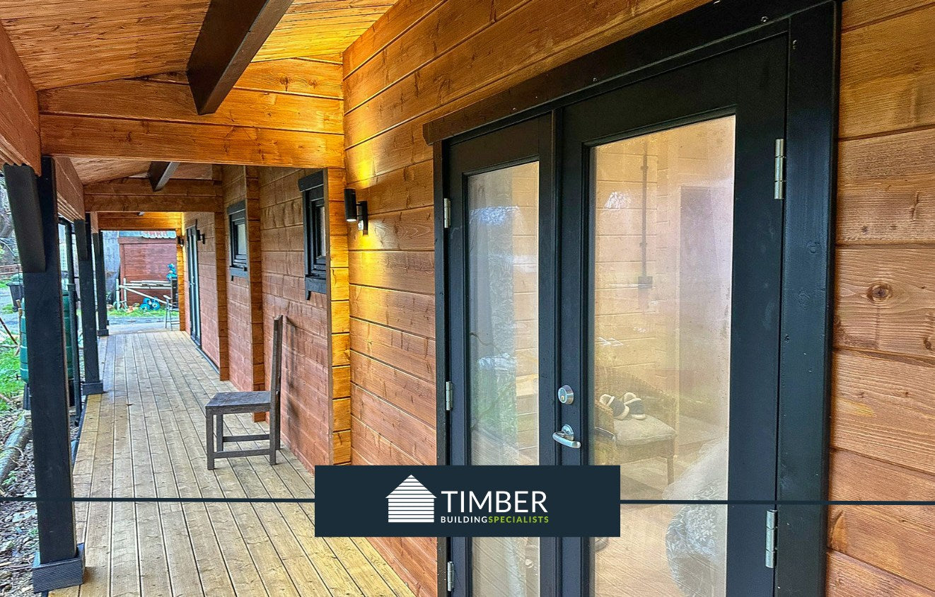 Mobile Compliant Log Cabin | 14.5m x 6.4m