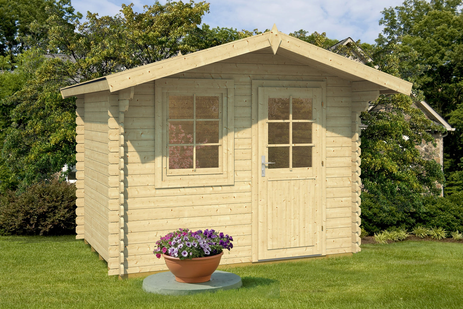 TRONDHEIM 2.9x2.2m Log Cabin