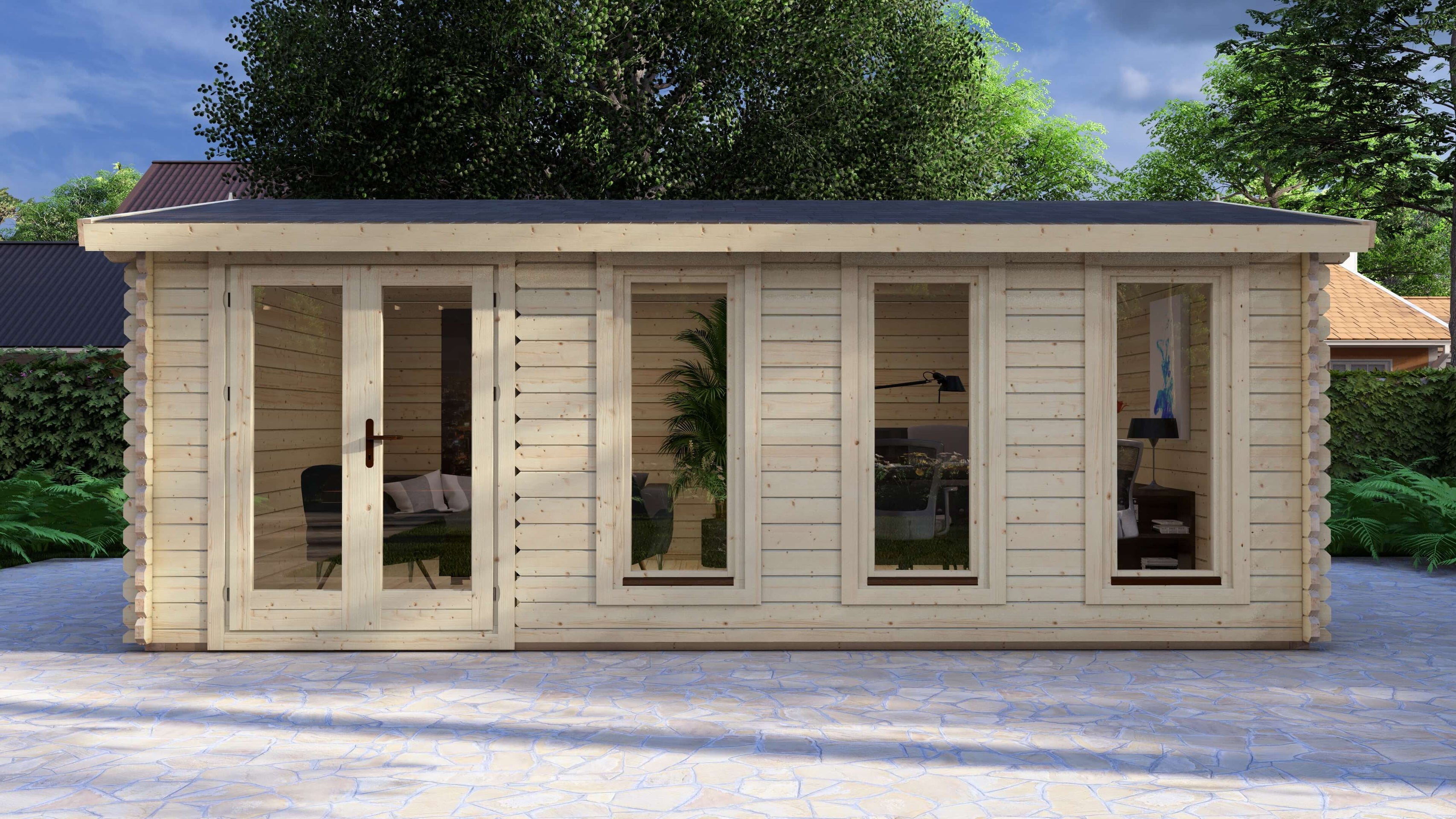 Yew Log Cabin | 6.0 x 4.0m