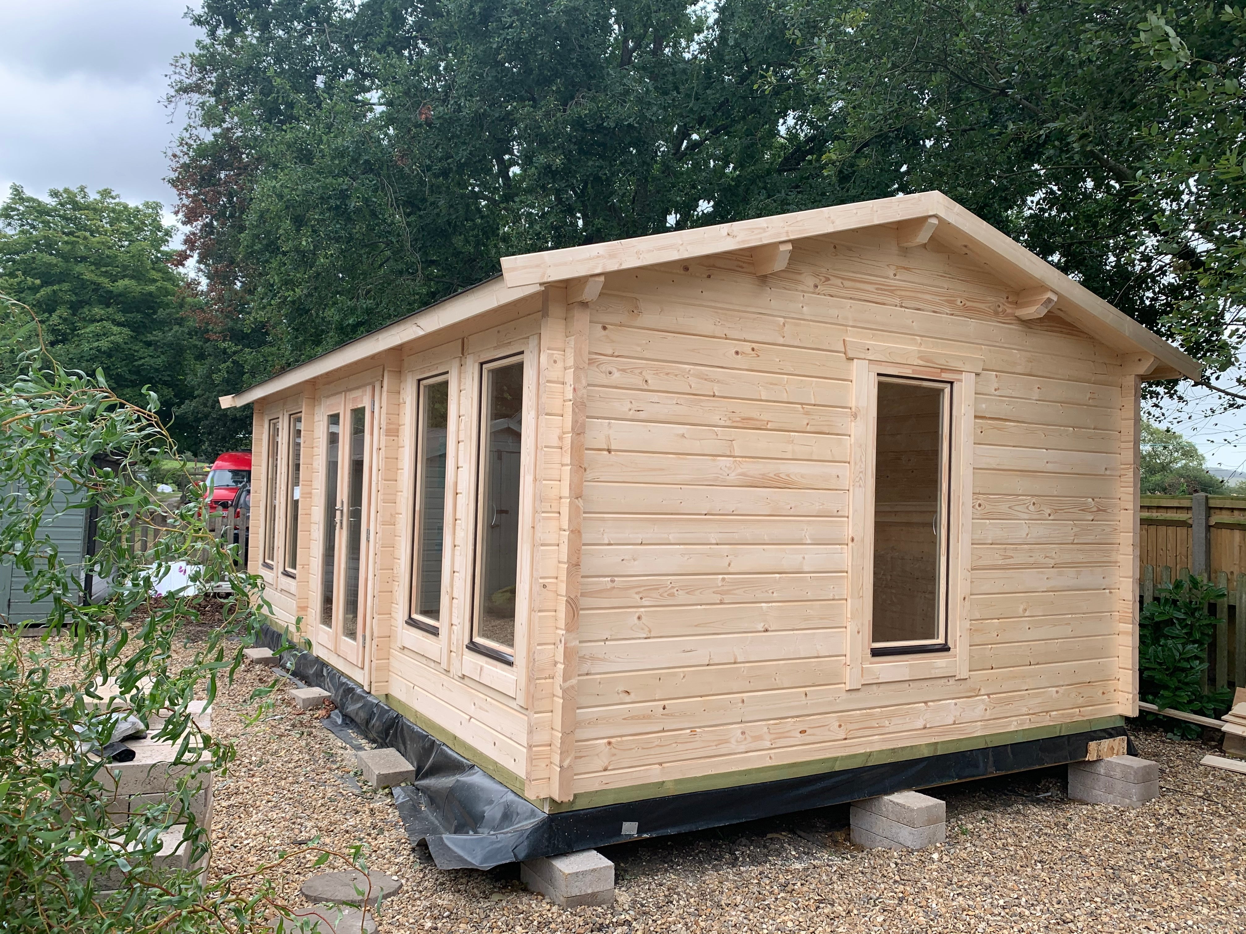 TBS149 Log Cabin | 7.0x4.0m Exterior Side
