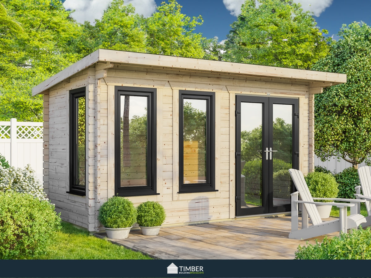 LCS UK Log Cabin | 4.8 x 2.4m