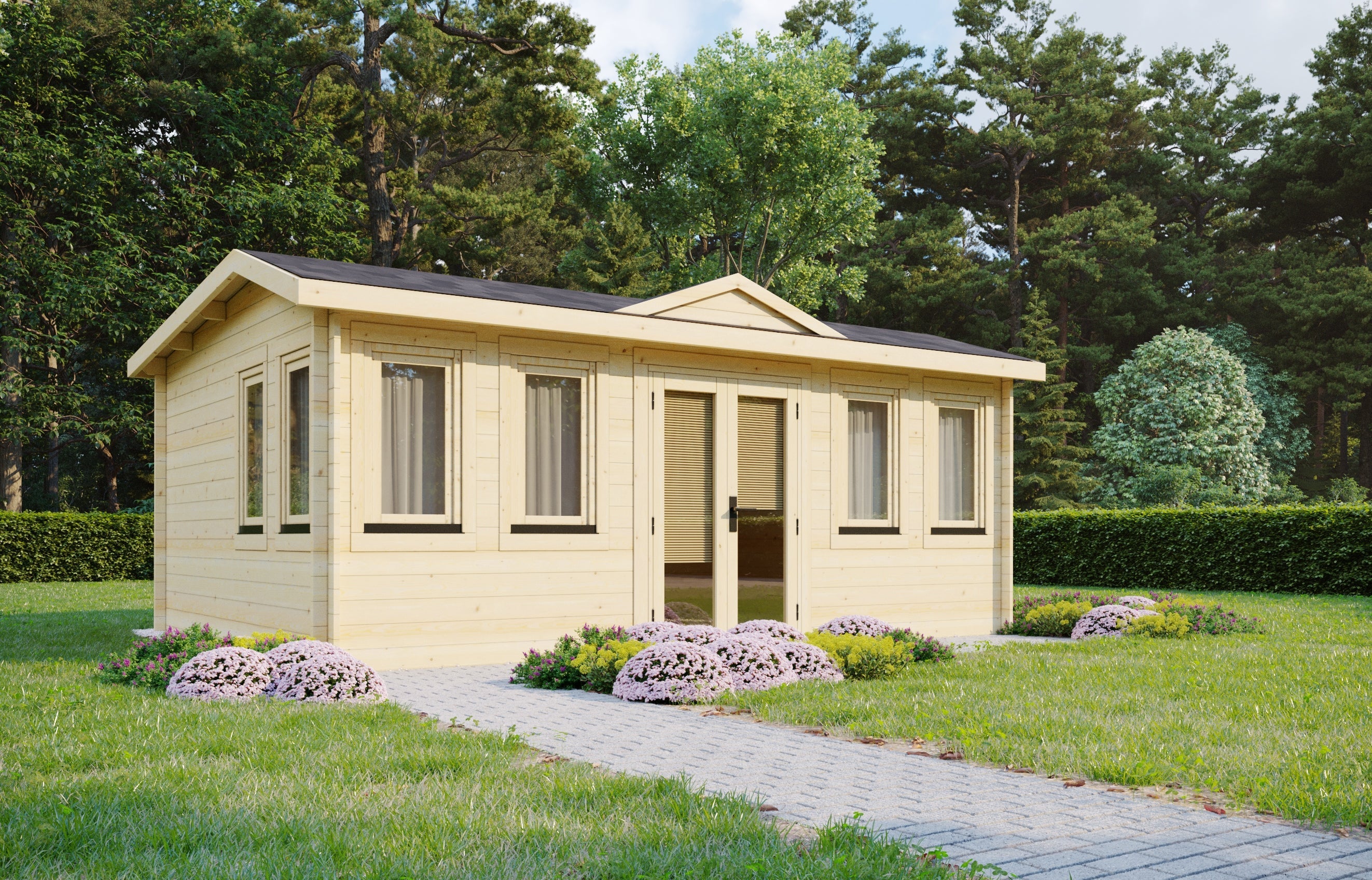 TBS125 Log Cabin | 5.5x4.0m