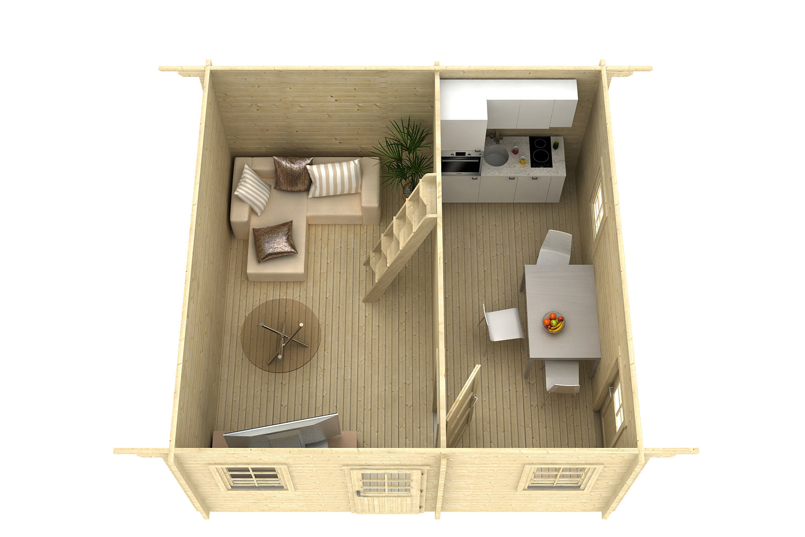 ANDORRA Log Cabin | 5.2x5.2m