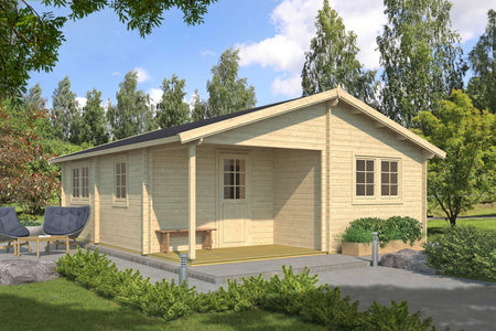 ARLANZON B Log Cabin | 6.3x7.4m