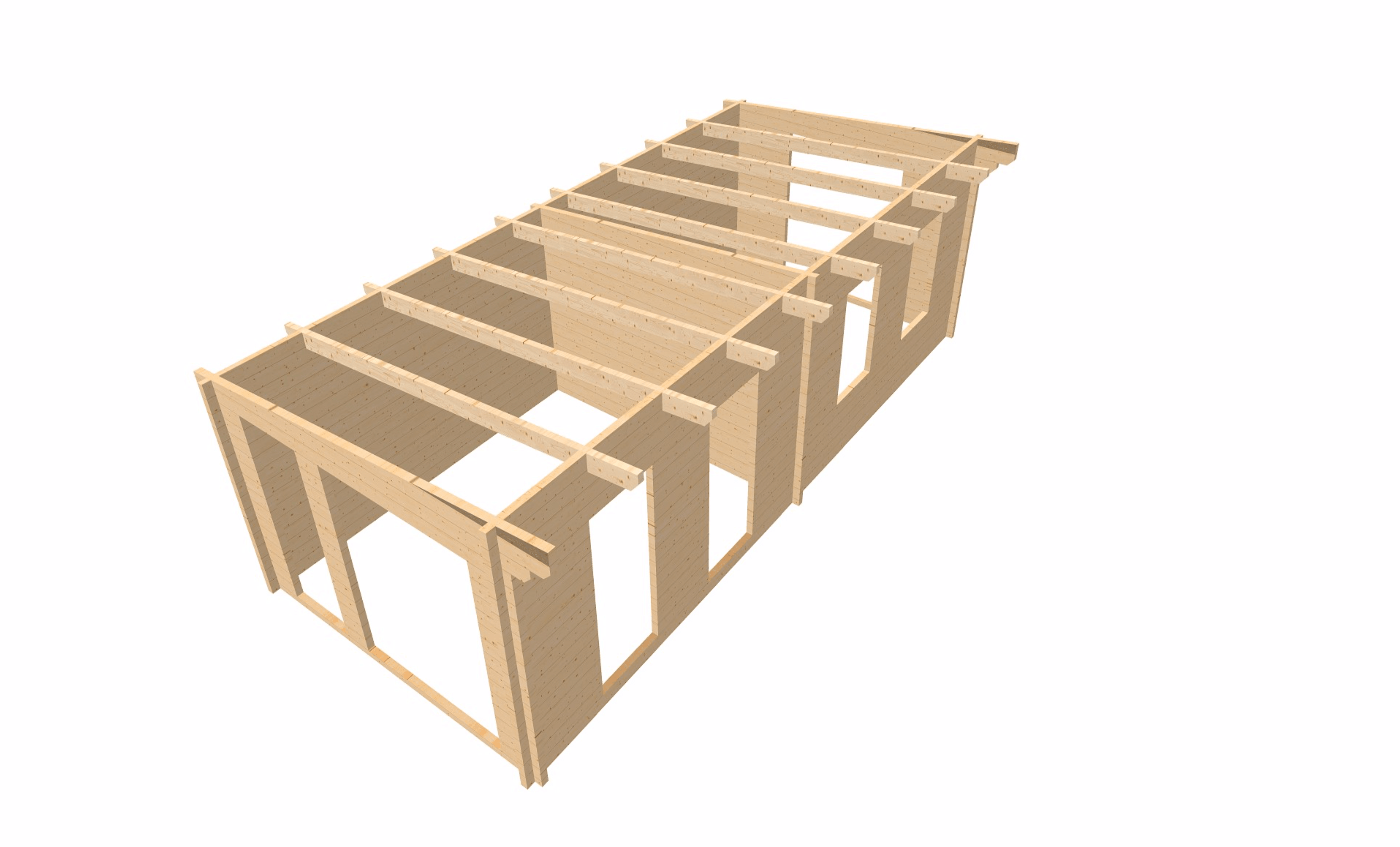 TBS132 Summerhouse/Workshop | 7.8x3.5m - Timber Building Specialists
