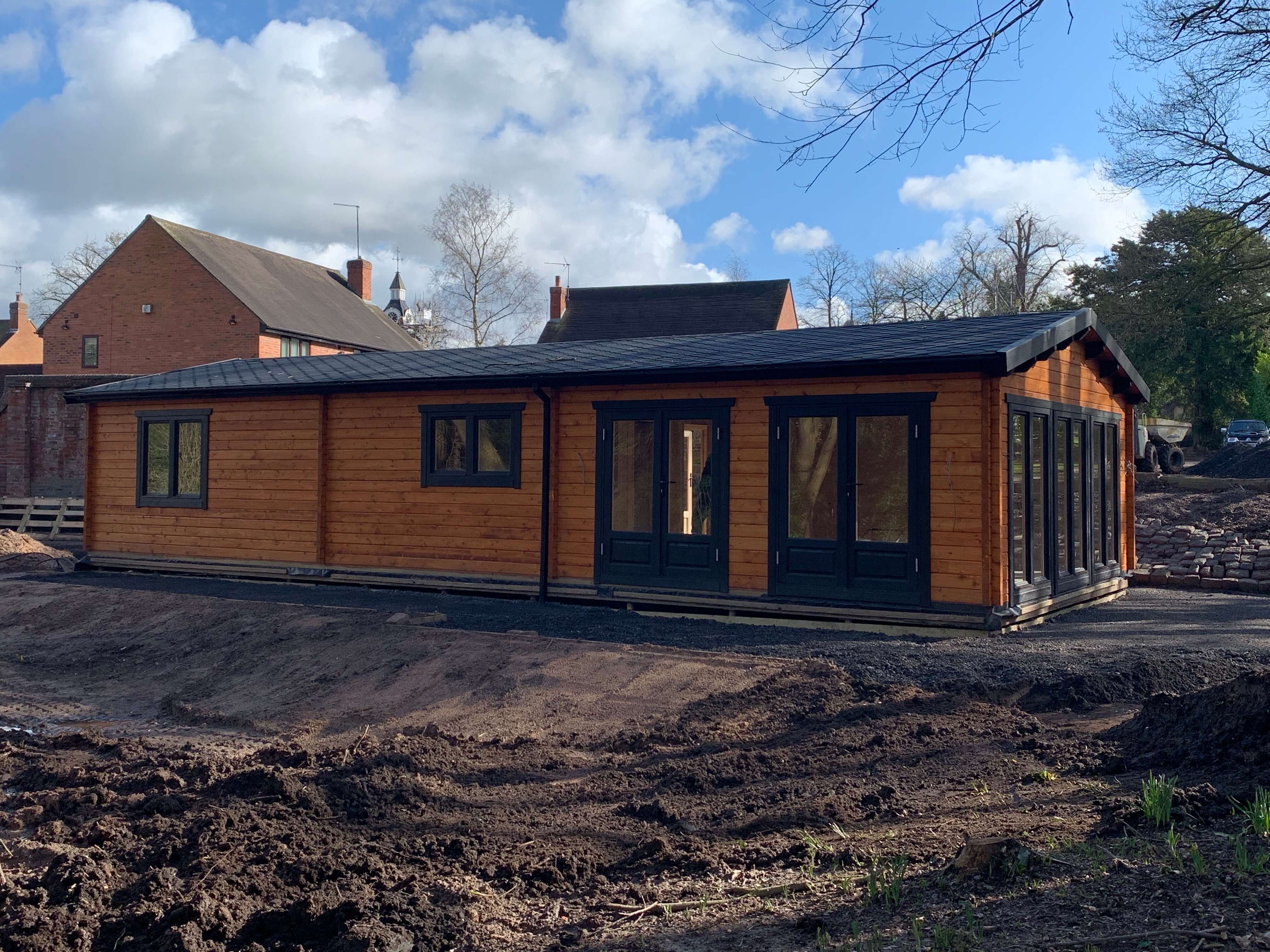 LCS136 Log Cabin | 14.0x6.0m Exterior