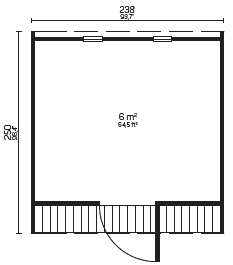 BIANCA Sauna Pod | 2.4x2.5m
