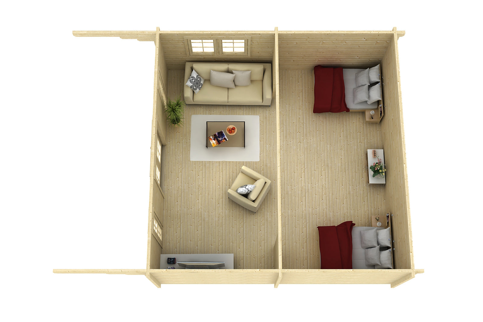 BURGOS Log Cabin | 6.0x6.0m