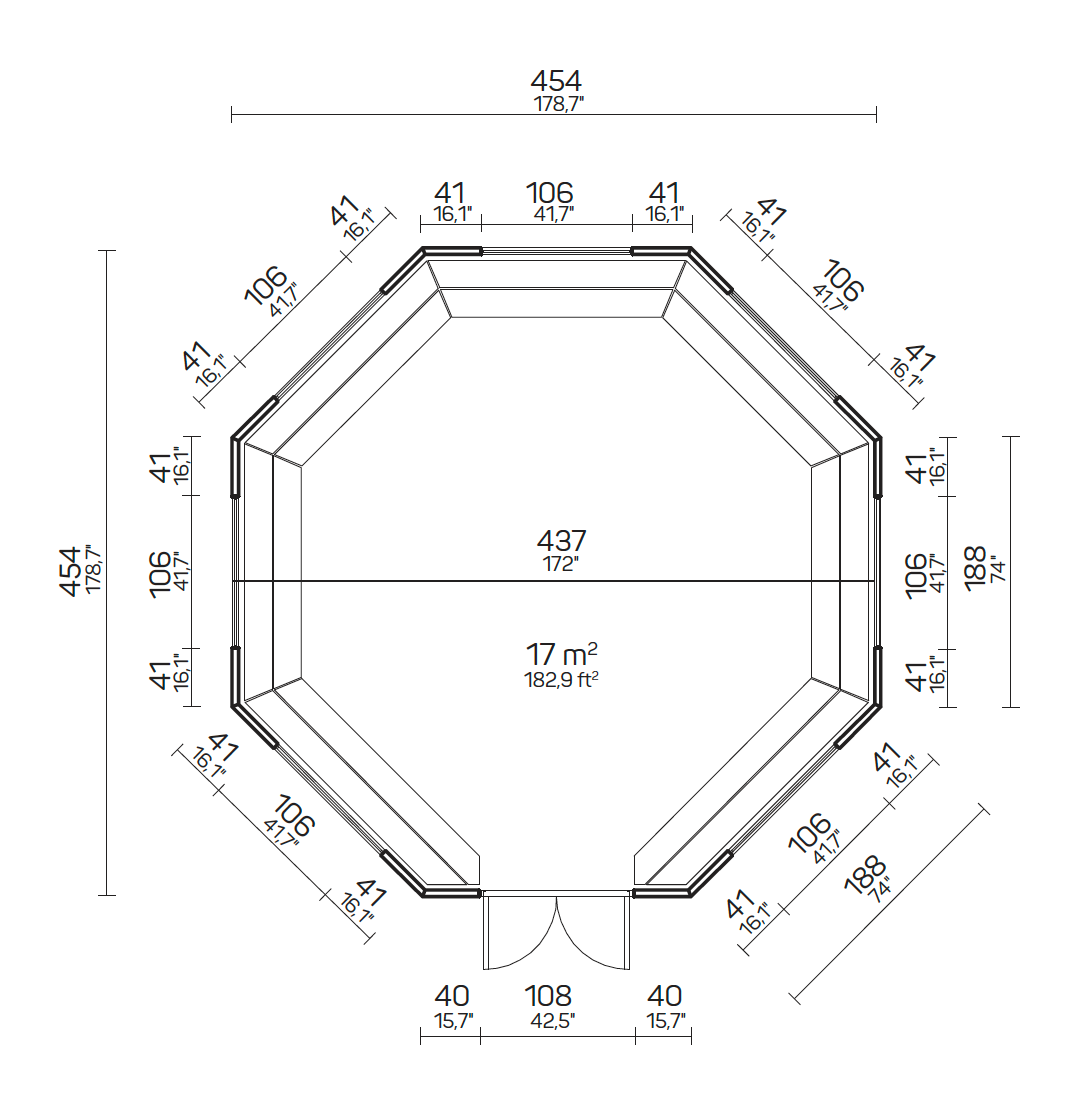 DANA Grill Cabin Gazebo | 17 m2