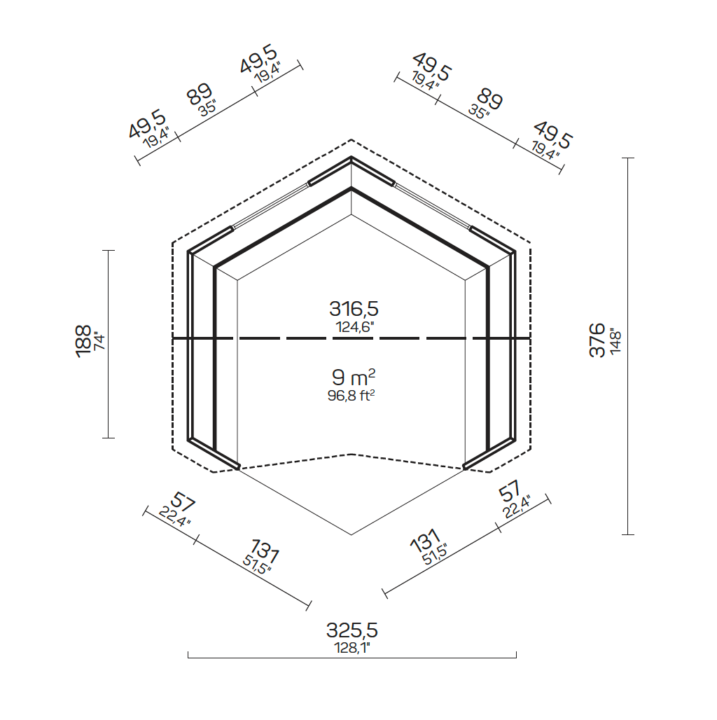 ELSA Open BBQ Grill Cabin | 9M2